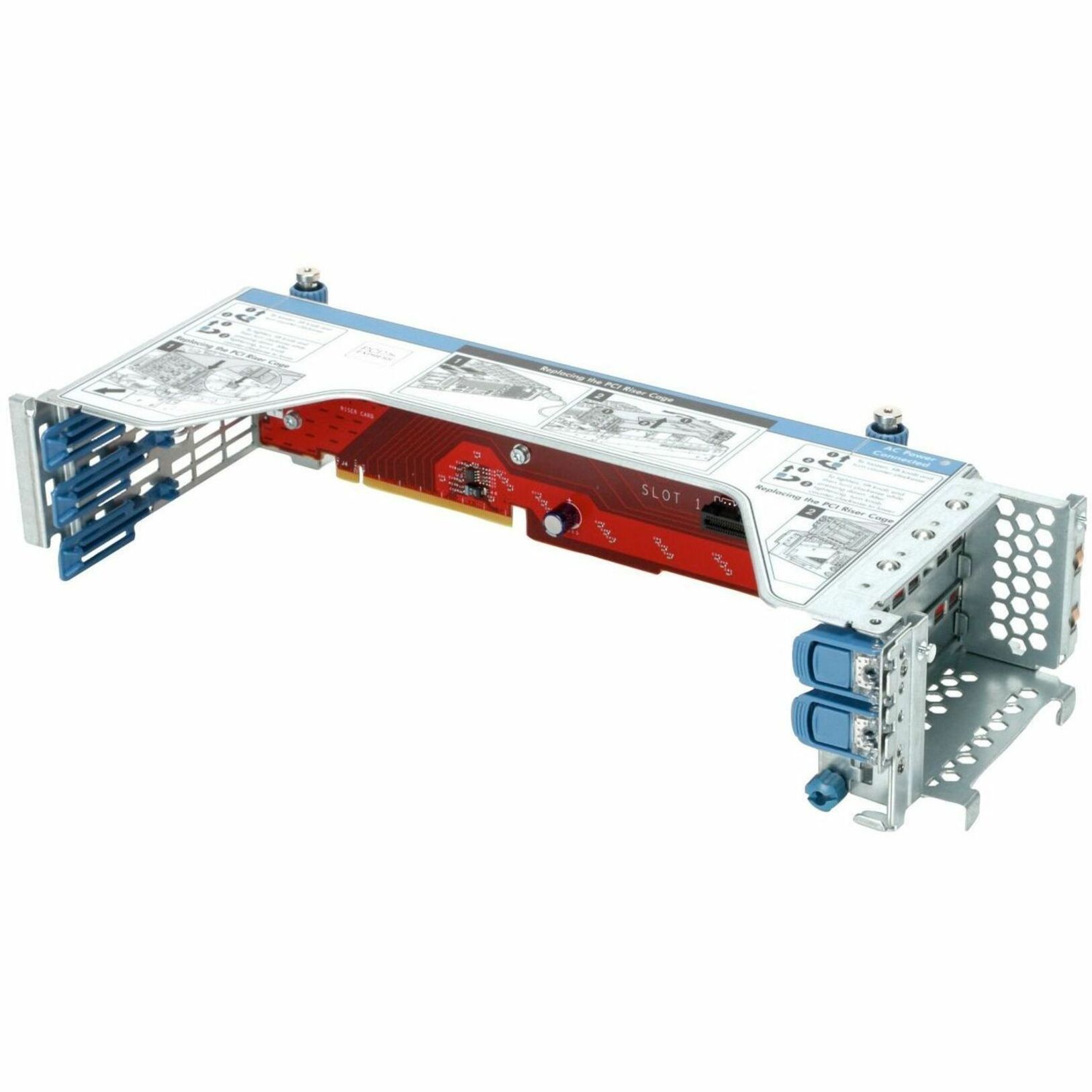 HPE DL385 Gen10 Plus Primary/Secondary Riser Cage without Retainer Clip