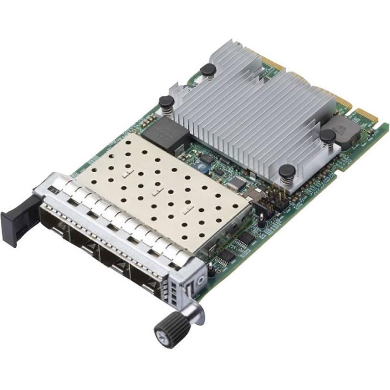 HPE Broadcom BCM57504 Ethernet 10/25GB 4- PORT SFP28 OCP3 Adapter for HPE - PCI Express 4.0 x16 - 200 Gbit/s Data Transfer Rate - 4 Port(s) - Optical Fiber - OCP 3.0 Bracket Height - 25GBase-X - SFP28 - Plug-in Card
