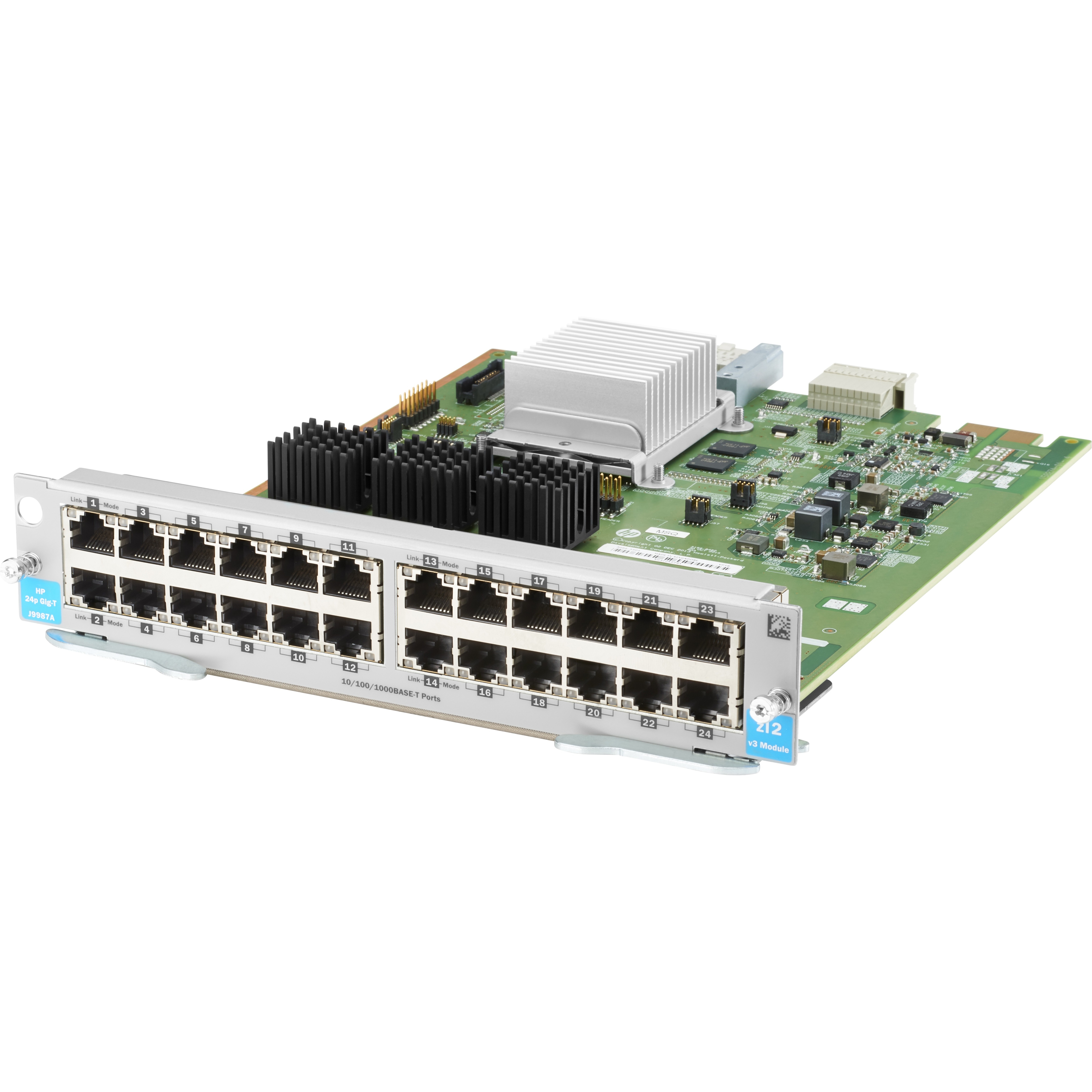 HPE 24-port 10/100/1000BASE-T MACsec v3 zl2 Module - For Data Networking - 24 x RJ-45 1000Base-T LAN - Twisted PairGigabit Ethernet - 1000Base-T - 1 Gbit/s - 1