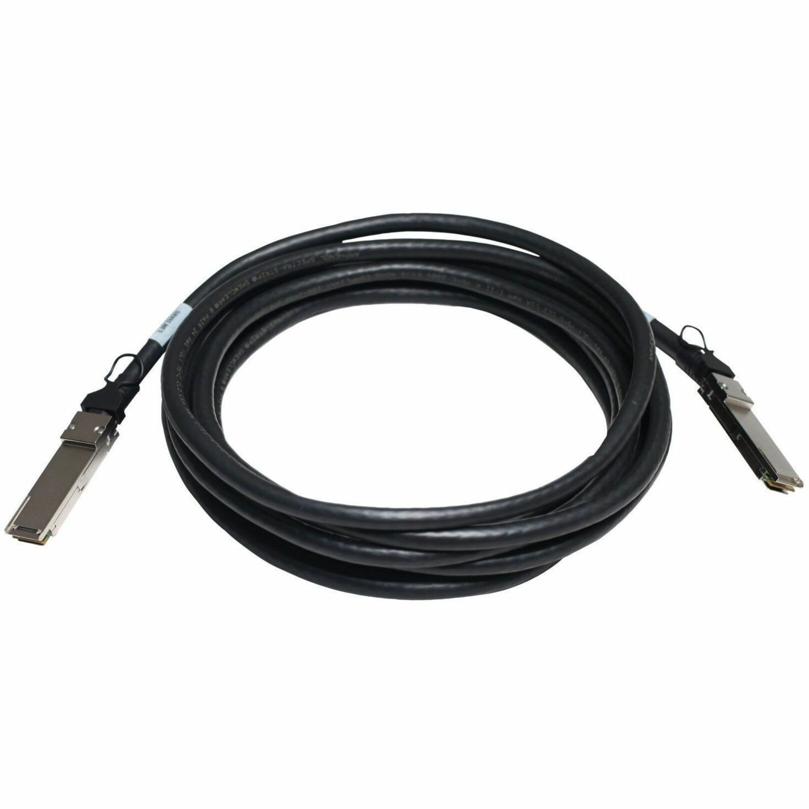HPE Fiber Optic Network Cable - 16.40 ft DAC Network Cable for Network Device - 40 Gbit/s - Black, Aluminum - Refurbished