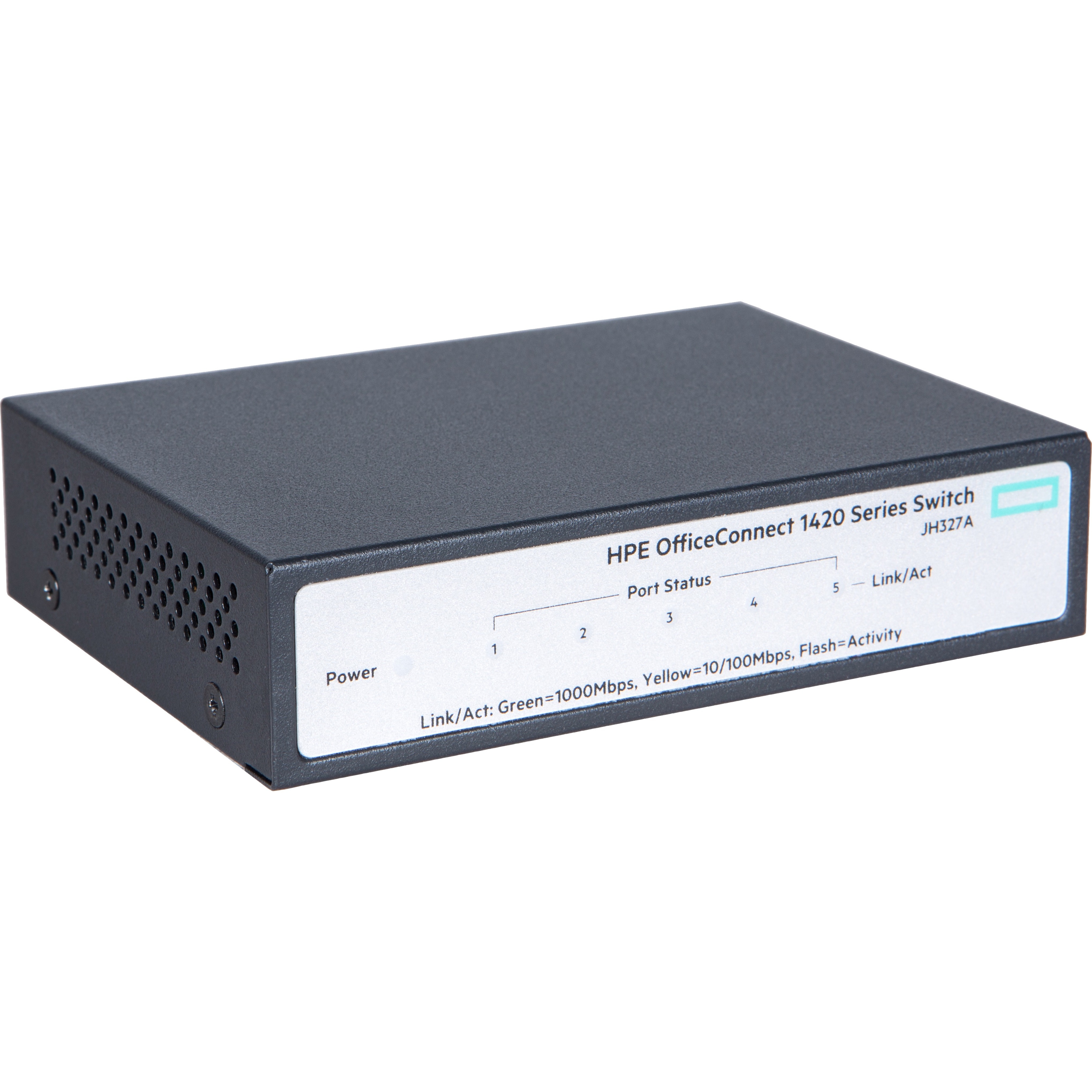 HPE OfficeConnect 1420 5G Switch - 5 Ports - Gigabit Ethernet - 10/100/1000Base-TX - Refurbished - 2 Layer Supported - Twiste