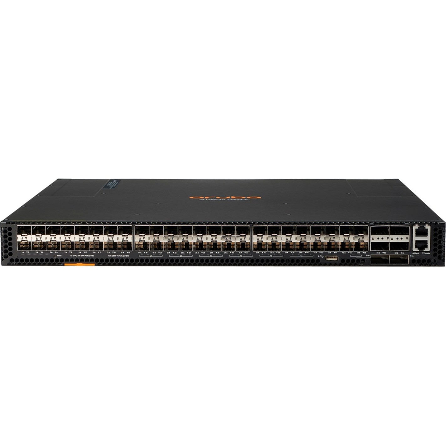 HPE 8320 Layer 3 Switch - 48 Ports - Manageable - 40 Gigabit Ethernet, 10 Gigabit Ethernet, Gigabit Ethernet - 40GBase-X, 10GBase-T, 1000Base-T - Refurbished - 3 Layer Supported - Modular - 348 W Power Consumption - Optical Fiber, Twisted Pair - 1U - Rack-mountable - TAA Compliant