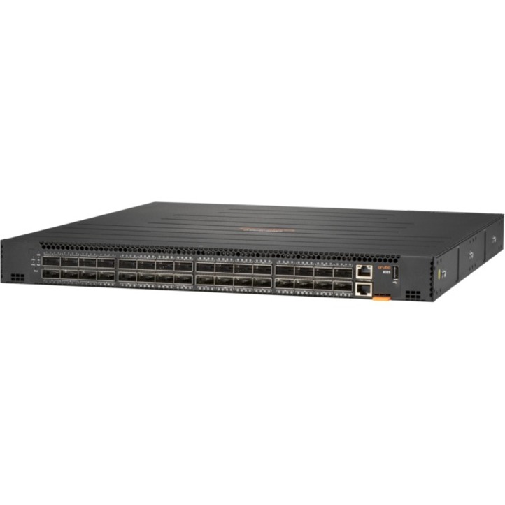 HPE 8325-32C Layer 3 Switch - Manageable - 100 Gigabit Ethernet - 100GBase-X - 3 Layer Supported - Modular - 618 W Power Consumption - Optical Fiber - 1U - Rack-mountable