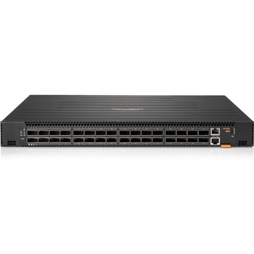 Aruba 8325-32C Layer 3 Switch - Manageable - 100 Gigabit Ethernet - 100GBase-X - Refurbished - 3 Layer Supported - Modular - Optical Fiber - 1U - Rack-mountable
