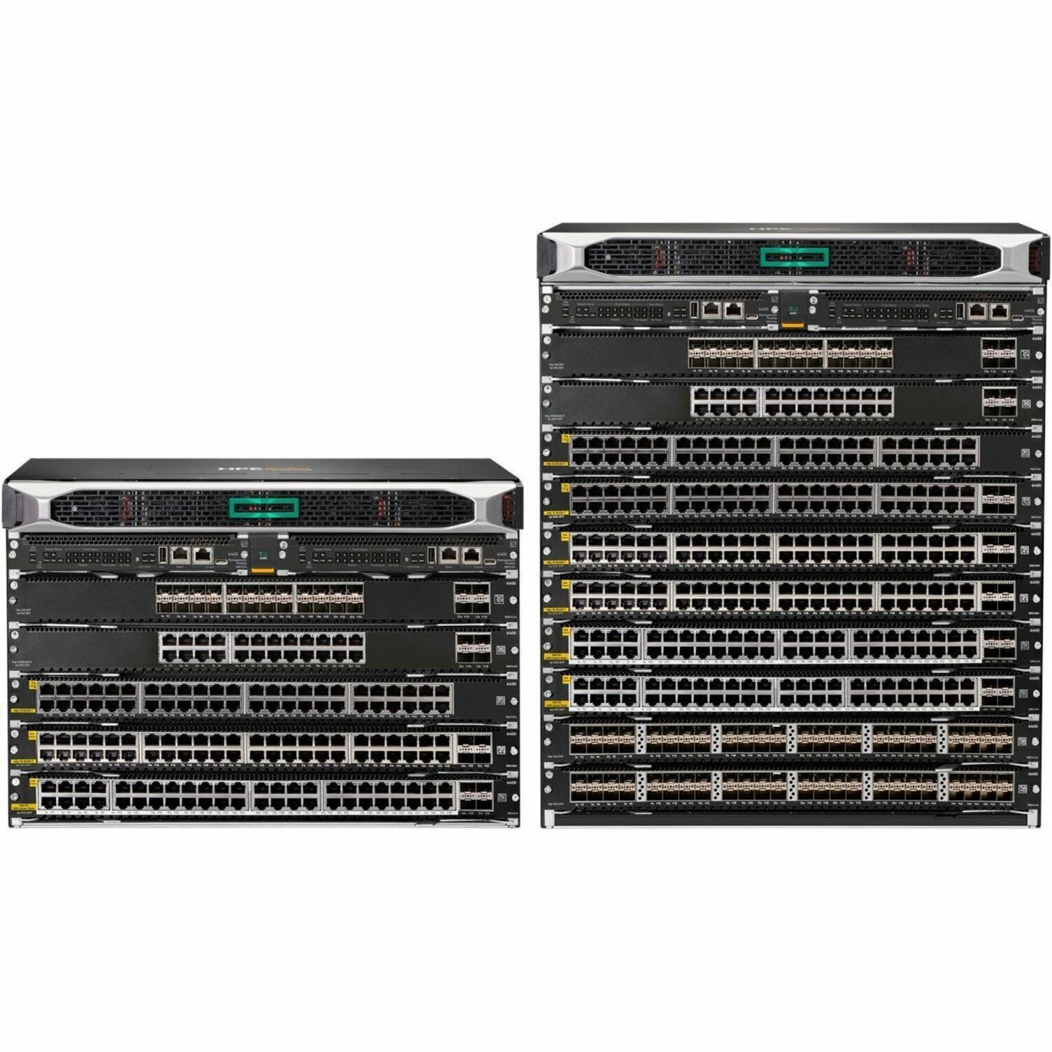 Aruba CX 6410 v2 Ethernet Switch - Manageable - Refurbished - 3 Layer Supported - Modular - Optical Fiber - Silver, Black - 12U - Rack-mountable