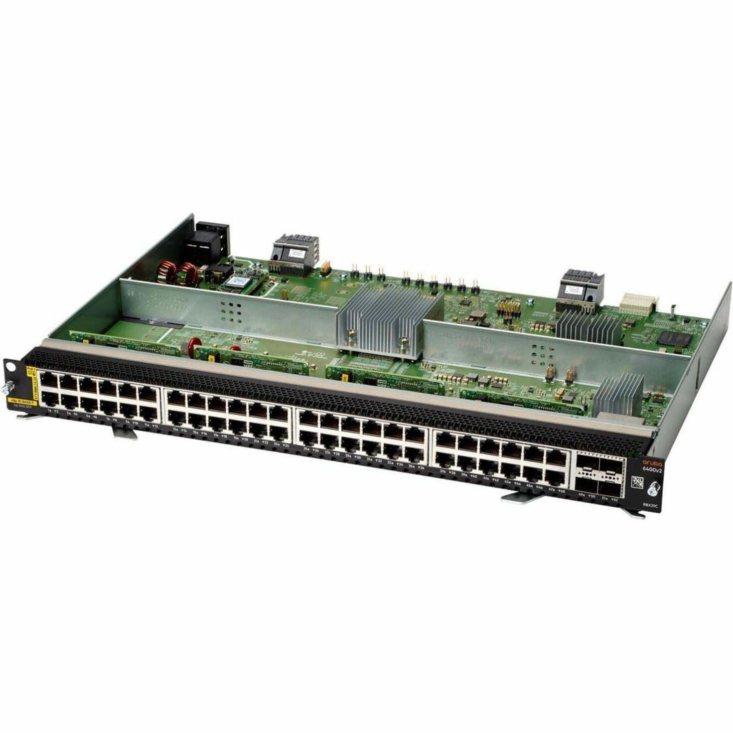 HPE 6400 48-port 1GbE Class 4 PoE and 4-port SFP56 v2 Module - For Data Networking, Optical Network - 48 x 1000Base-T LAN - Twisted Pair, Optical FiberGigabit Ethernet - 1000Base-T - 4 x Expansion Slots - SFP56
