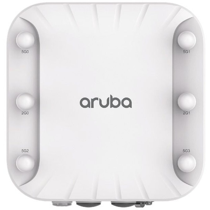 Aruba AP-518 Dual Band 802.11ax 4.80 Gbit/s Wireless Access Point - Indoor - 2.40 GHz, 5 GHz - External - MIMO Technology - 2 x Network (RJ-45) - 2.5 Gigabit Ethernet, Gigabit Ethernet - Bluetooth 5