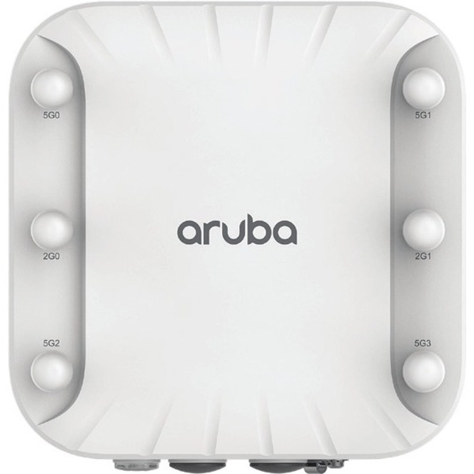 Aruba AP-518 Dual Band 802.11ax 4.80 Gbit/s Wireless Access Point - Indoor - TAA Compliant - 2.40 GHz, 5 GHz - External - MIMO Technology - 2 x Network (RJ-45) - 2.5 Gigabit Ethernet, Gigabit Ethernet - Bluetooth 5 - IP55