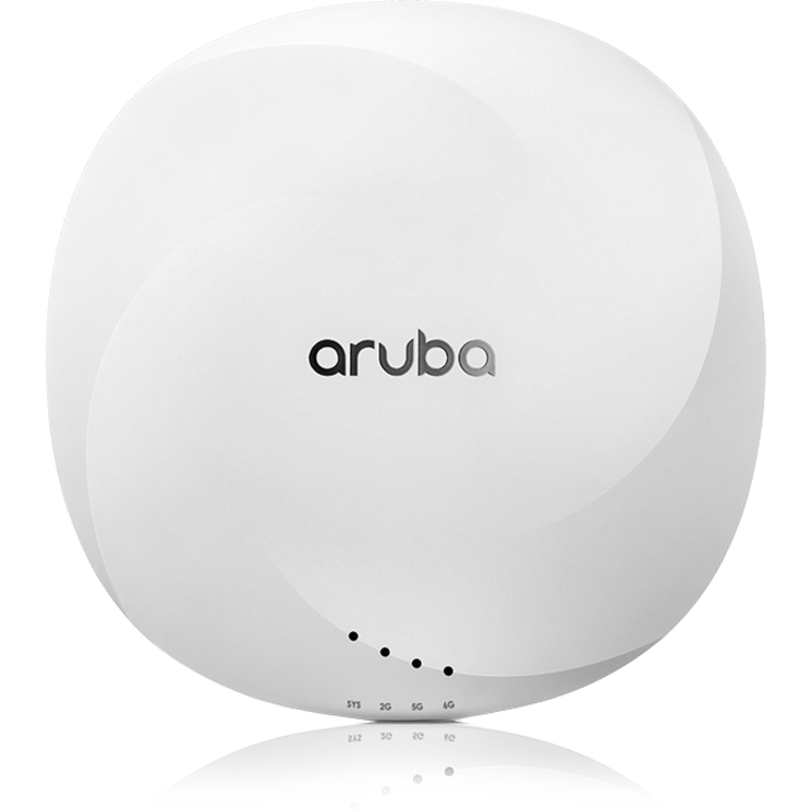 Aruba AP-635 Tri Band 802.11ax 3.90 Gbit/s Wireless Access Point - Indoor - 2.40 GHz, 5 GHz, 6 GHz - Internal - MIMO Technology - 2 x Network (RJ-45) - 2.5 Gigabit Ethernet - PoE Ports - Bluetooth 5 - Ceiling Mountable