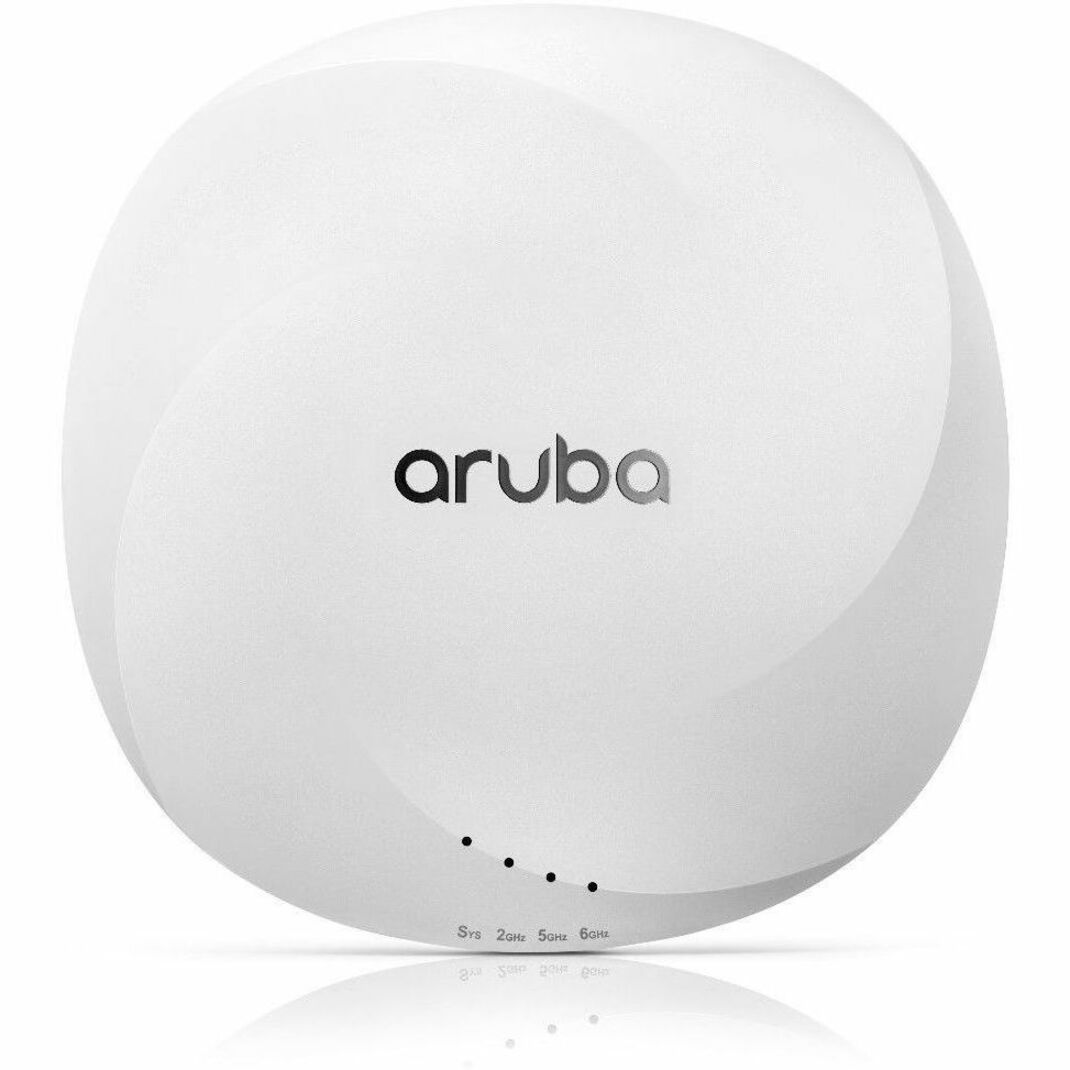 HPE AP-615 Tri Band Wi-Fi 6E IEEE 802.11 a/b/g/n/ac/ax 3.60 Gbit/s Wireless Access Point - Indoor - 2.40 GHz, 5 GHz, 6 GHz - Internal - MIMO Technology - 1 x Network (RJ-45) - 2.5 Gigabit Ethernet, Gigabit Ethernet - Bluetooth 5 - 11 W - Ceiling Mountable