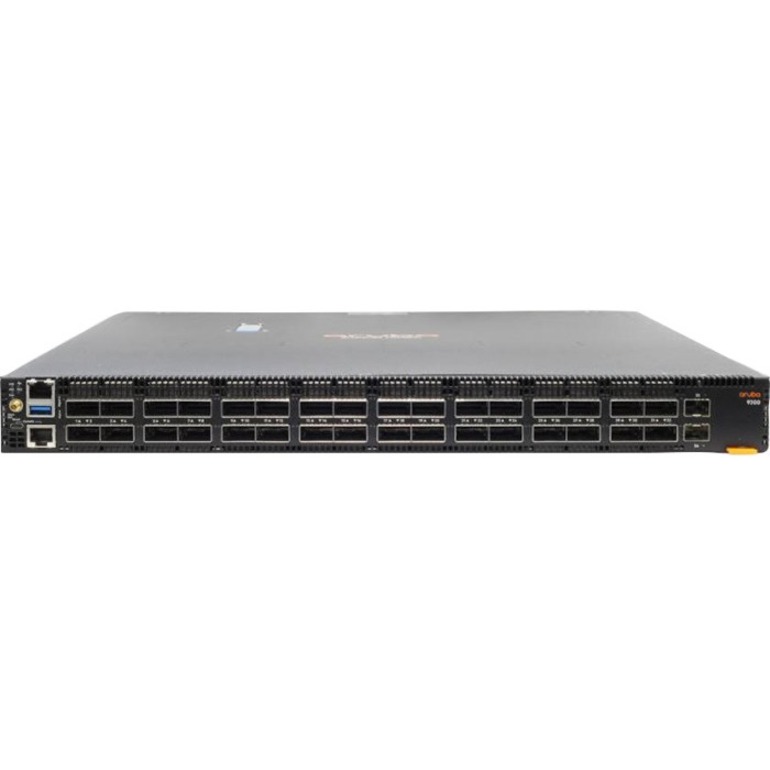 HPE CX 9300-32D Ethernet Switch - Manageable - 10 Gigabit Ethernet - 10GBase-T, 10GBase-X - Refurbished - 2 Layer Supported - Modular - 600 W Power Consumption - Optical Fiber, Twisted Pair - Rack-mountable - TAA Compliant