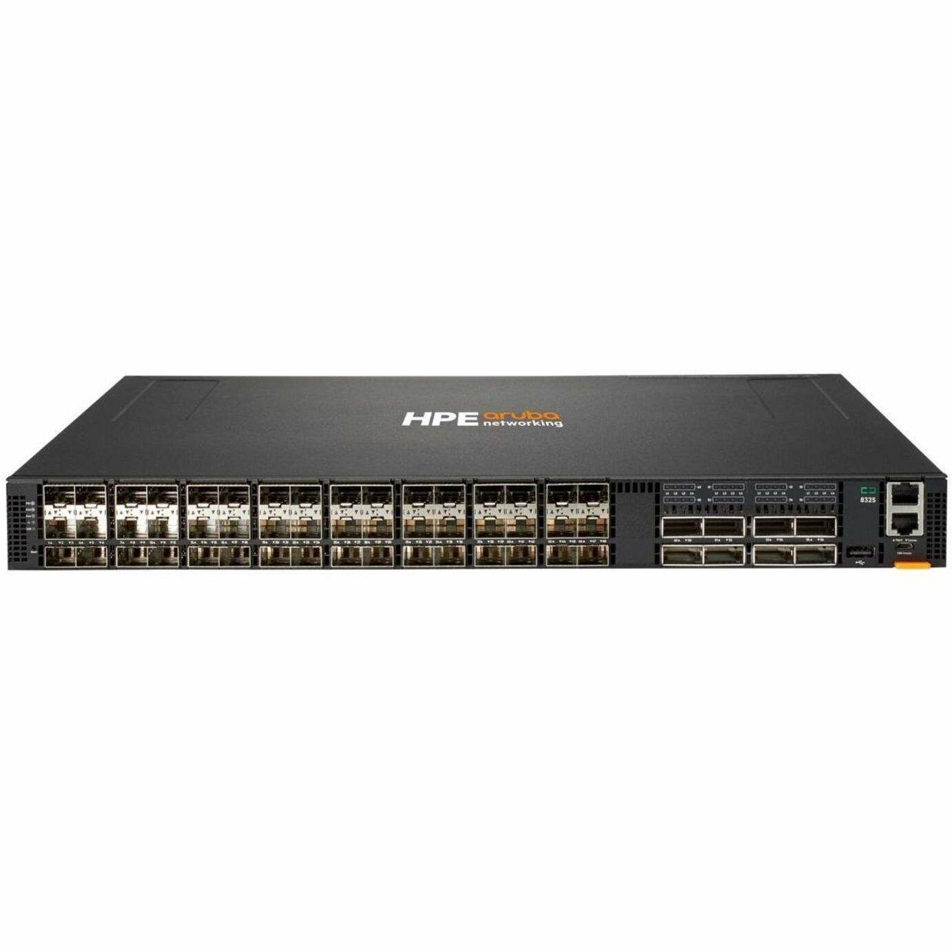Aruba CX 8325-48Y8C Port-to-Power Airflow 6 Fans 2 Power Supply Units Bundle - Manageable - 25 Gigabit Ethernet, 100 Gigabit Ethernet - 25GBase-X, 100GBase-X - Remanufactured - 3 Layer Supported - 618 W Power Consumption - Optical Fiber - 1U - Compact, Rack-mountable