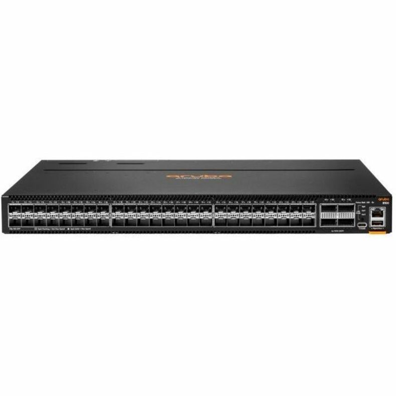 HPE CX 8100 48XF4C Ethernet Switch - Manageable - 10 Gigabit Ethernet, 100 Gigabit Ethernet - 10GBase-X, 100GBase-X, 40GBase-X, 1000Base-X - Refurbished - 3 Layer Supported - Modular - 450 W Power Consumption - Optical Fiber - PoE Ports - Surface Mount, Cabinet Mount, Rack-mountable