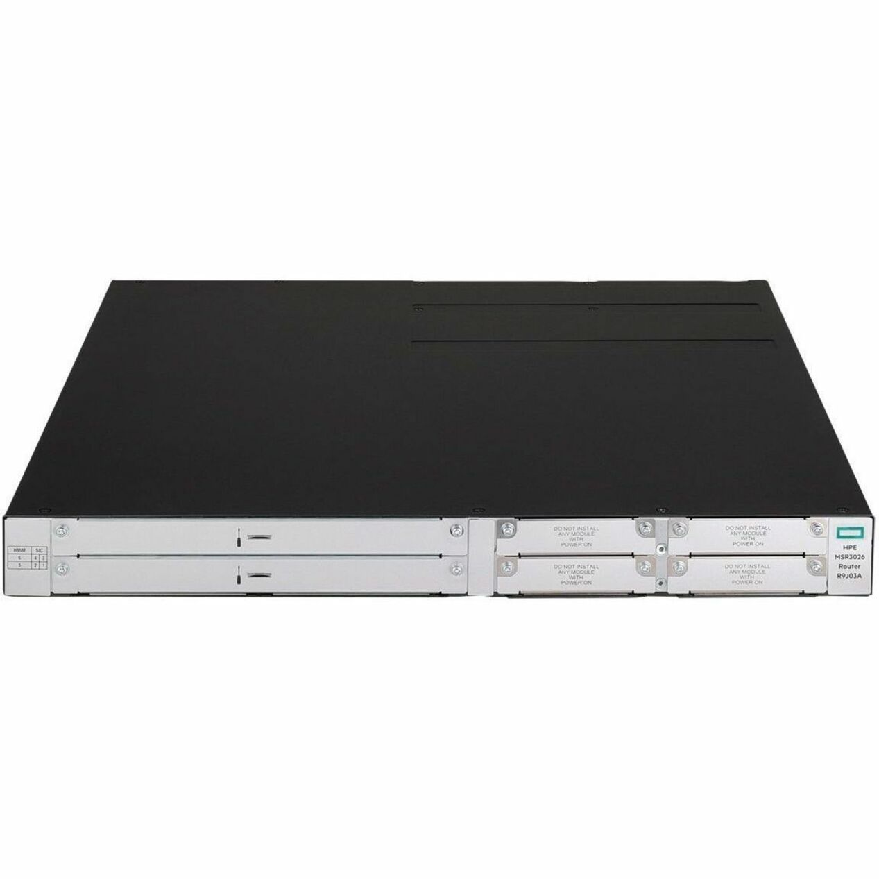 HPE Comware Router MSR3026 - Refurbished - 16 Ports - 8 RJ-45 Port(s) - 8 WAN Port(s) - 12 High-performance Multifunction Interface Module (HMIM) Slots, Smart Interface Card (SIC) Slots, SFP+ Slots - 10 Gigabit Ethernet