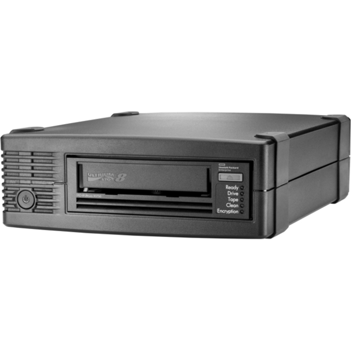 HPE StoreEver LTO-8 Ultrium 30750 External Tape Drive - LTO-8 - Refurbished - 12 TB (Native)/30 TB (Compressed) - 6Gb/s SAS - 5.25" Width - 1/2H Height - External - 300 MB/s Native - Linear Serpentine - Encryption - WORM Support