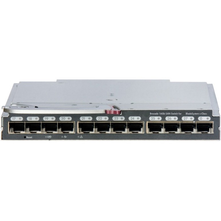 HPE Brocade 16Gb/28 SAN Switch for BladeSystem c-Class - 16 Gbit/s - 28 Fiber Channel Ports - 28 x Total Expansion Slots - Manageable