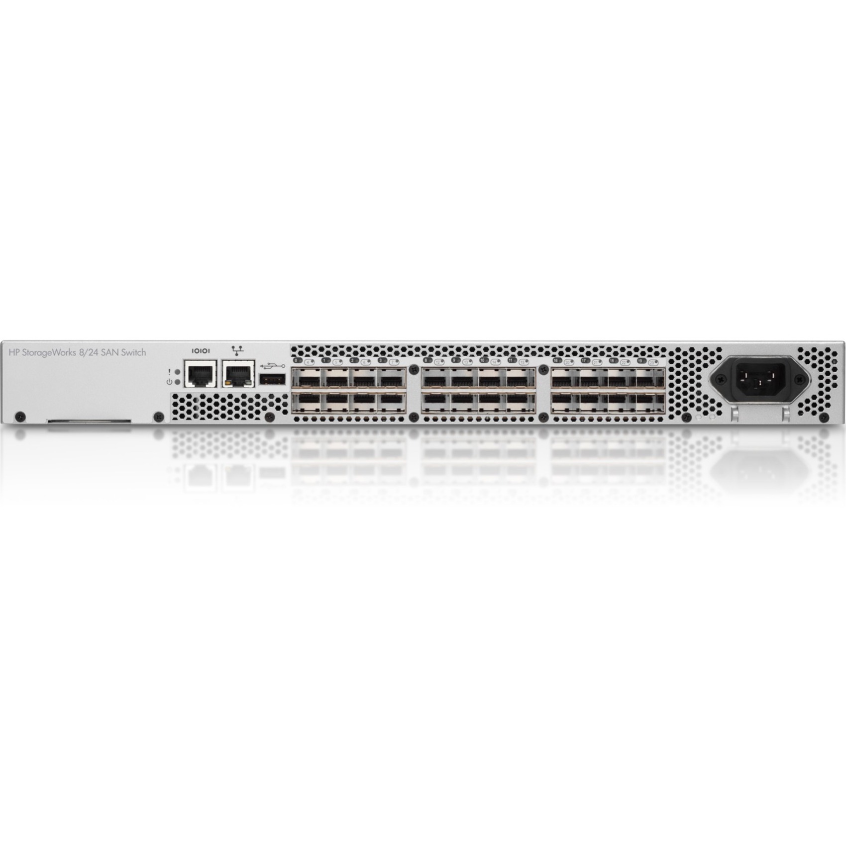 HPE 8/24 Base (16) Full Fabric Ports Enabled SAN Switch - 8 Gbit/s - 16 Fiber Channel Ports - Rack-mountable - 1U - 1 Year