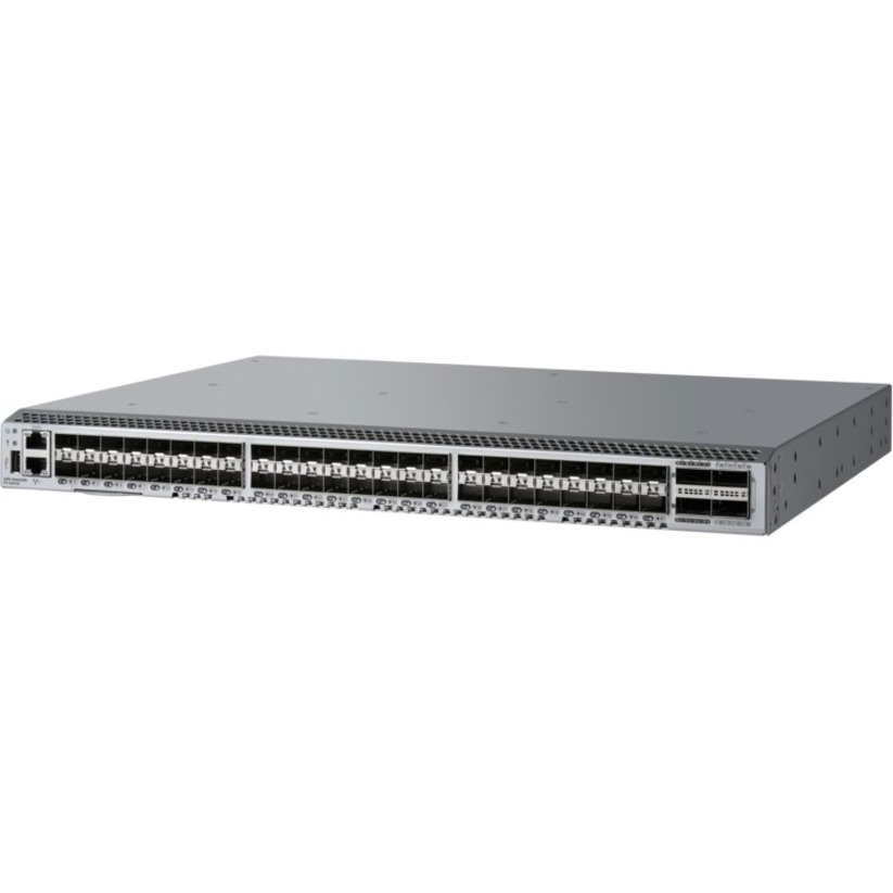 HPE StoreFabric SN6600B 32Gb 48/24 Fibre Channel Switch - 32 Gbit/s - 24 Fiber Channel Ports - 48 x Total Expansion Slots - SFP+ - Manageable - Rack-mountable - 1U