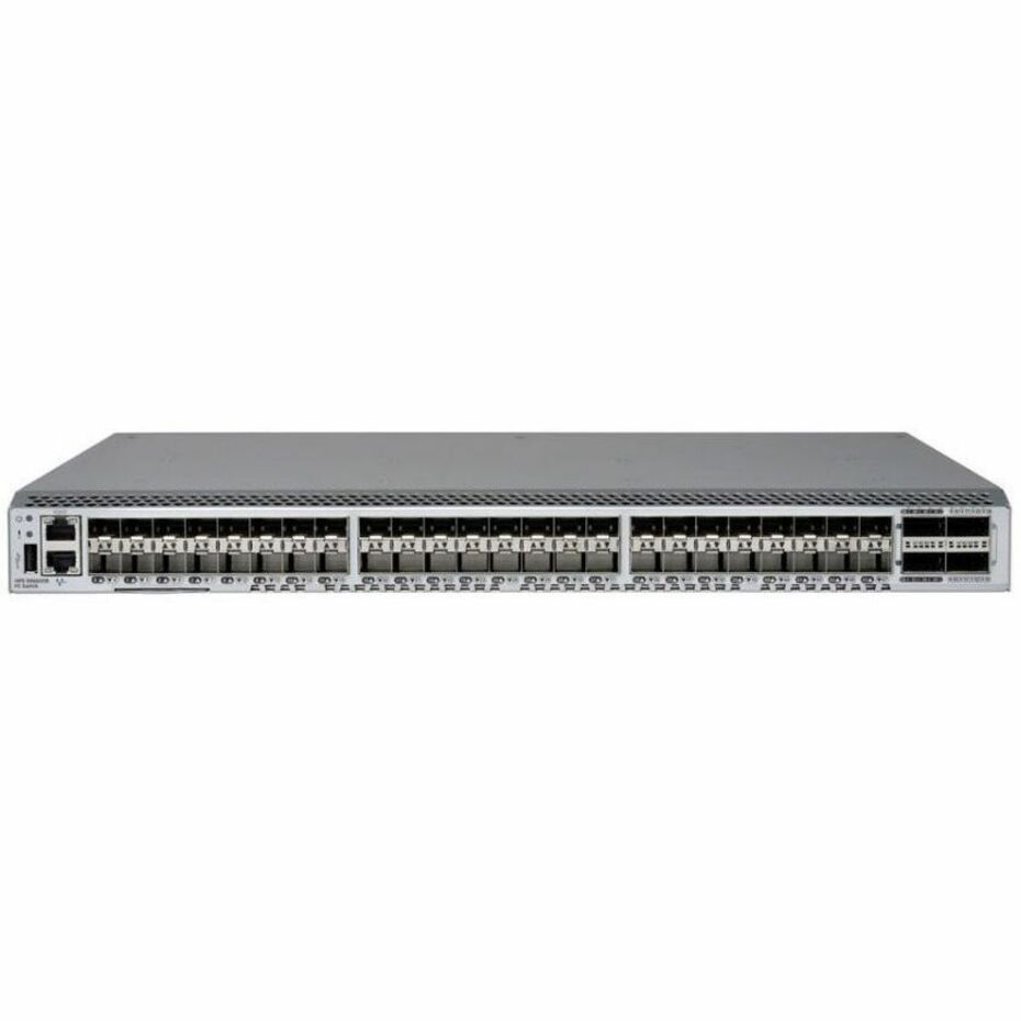 HPE SN6600B Fibre Channel Switch - 32 Gbit/s - 48 Fiber Channel Ports - 48 x Total Expansion Slots - SFP+ - Rack-mountable - 1U - Redundant Power Supply - Refurbished