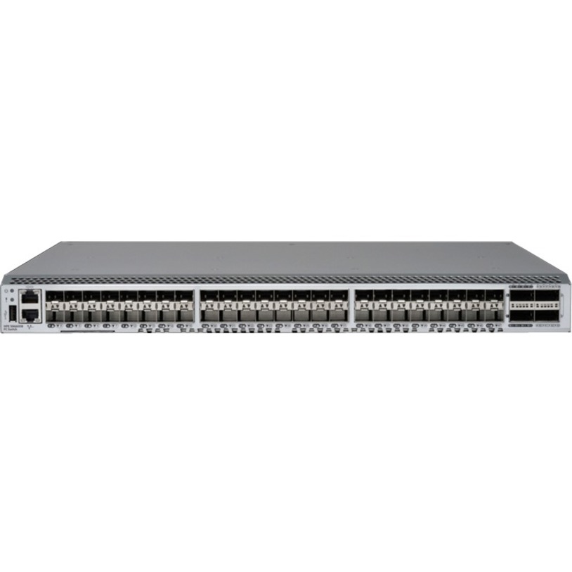 HPE SN6600B 32Gb 48/48 Fibre Channel Switch - 32 Gbit/s - Rack-mountable - 1U - 1 Year