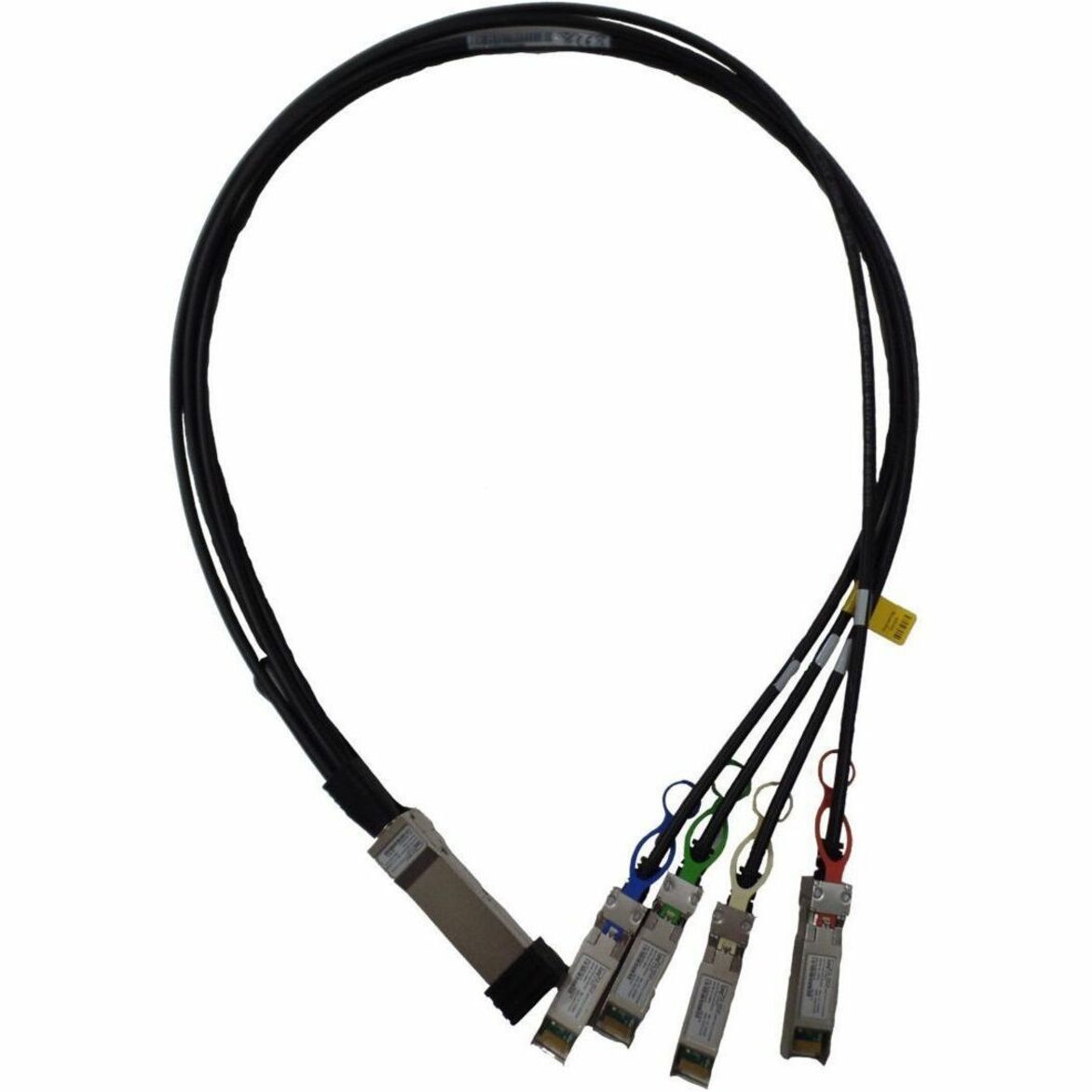 HPE Fiber Optic Network Cable - 3.28 ft Fiber Optic Network Cable for Network Device - Second End: 4 x SFP28 Network - 100 Gbit/s - Remanufactured