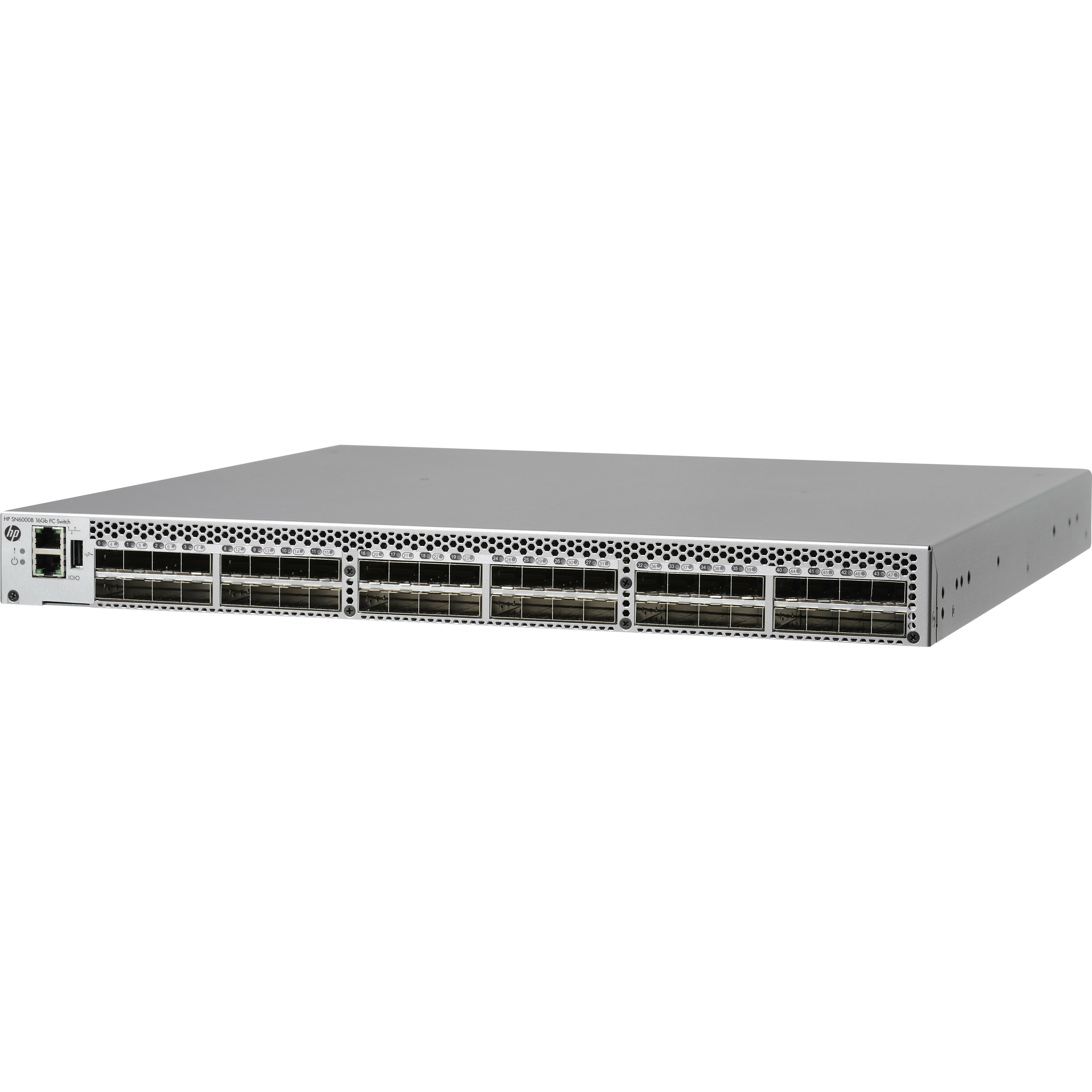 HPE SN6000B Fibre Channel Switch - 16 Gbit/s - 24 Fiber Channel Ports - 48 x Total Expansion Slots - SFP+ - Manageable - Rack