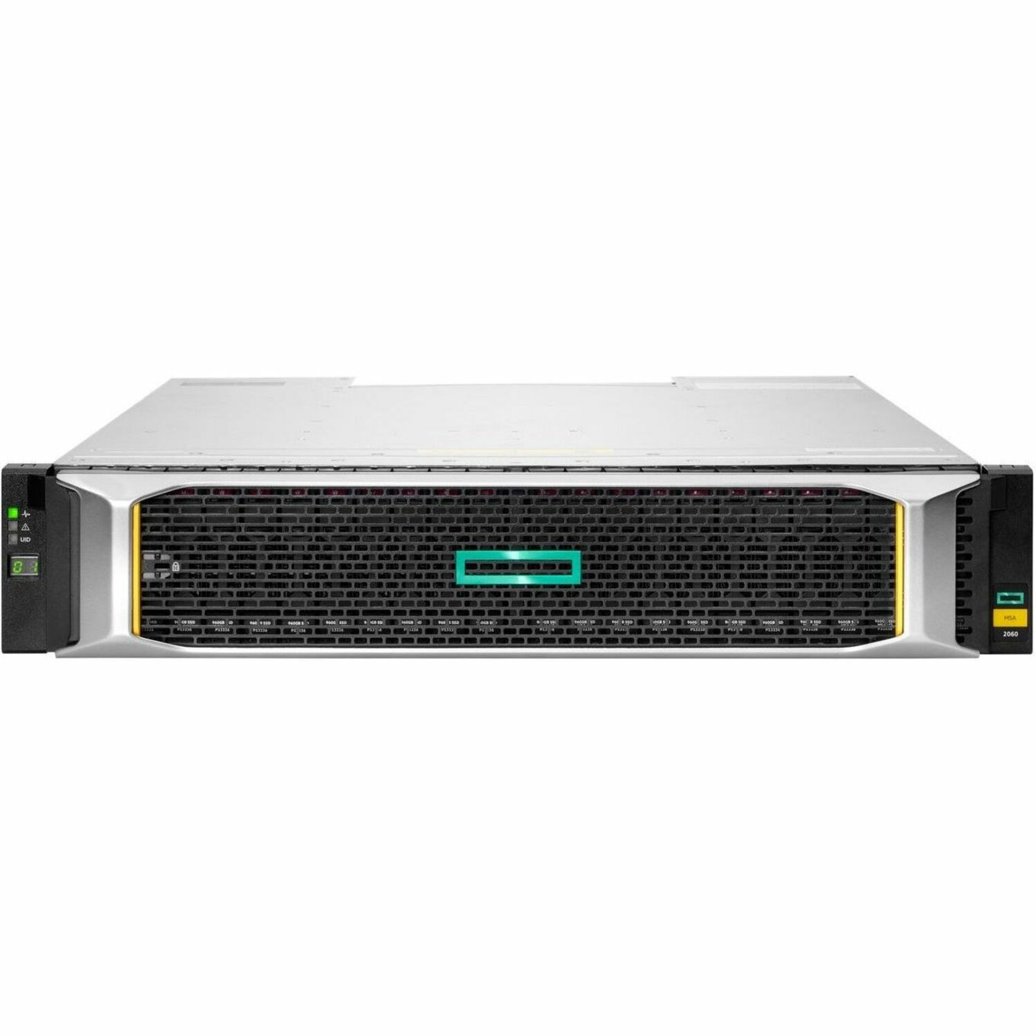 HPE MSA 2062 16Gb Fibre Channel SFF Storage - Refurbished - 24 x HDD Supported - 0 x HDD Installed - 24 x SSD Supported - 2 x 12Gb/s SAS Controller - RAID Supported - 24 x Total Bays - 24 x 2.5" Bay - SNMP, SMI-S, SSH, SMTP, FTP, SFTP, HTTP, HTTPS, Telnet - 2U - Rack-mountable