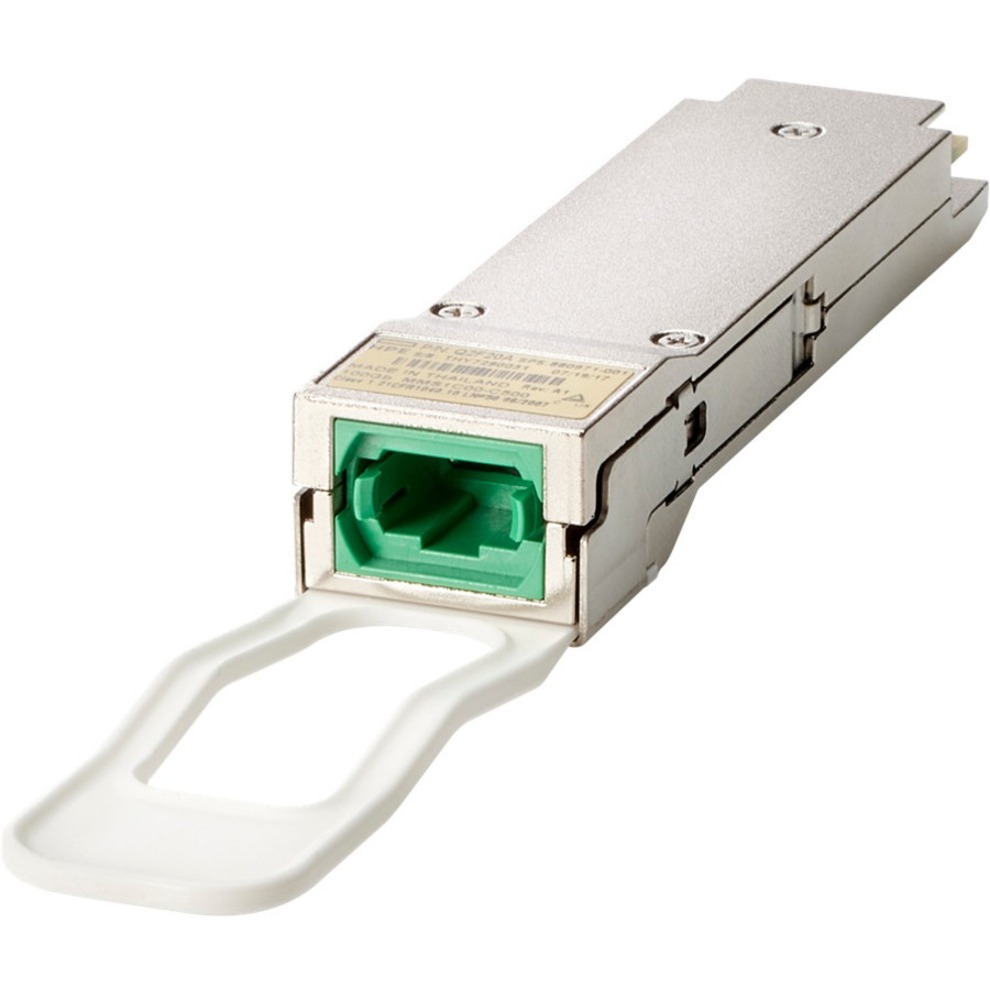 HPE 100Gb QSFP28 LC SWDM4 Multi-mode 100m Transceiver - For Data Networking, Optical Network - 1 x LC/MPO 100GBase-SWDM4 Network - Optical Fiber - Single-mode, Multi-mode - 100 Gigabit Ethernet - 100GBase-SWDM4