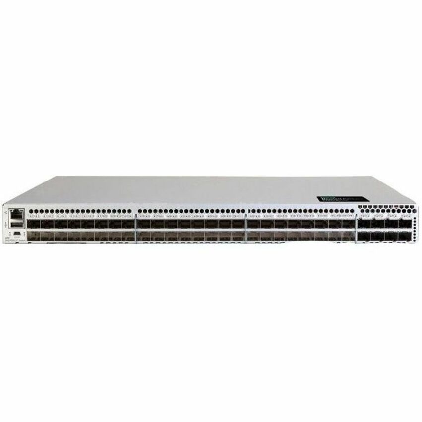HPE SN6700B 64Gb 56/24 24-port 32Gb Short Wave SFP28 Integrated Fibre Channel Switch - 64 Gbit/s - 56 Fiber Channel Ports - 56 x Total Expansion Slots - SFP28 - Rack-mountable - 1U - Redundant Power Supply - Refurbished