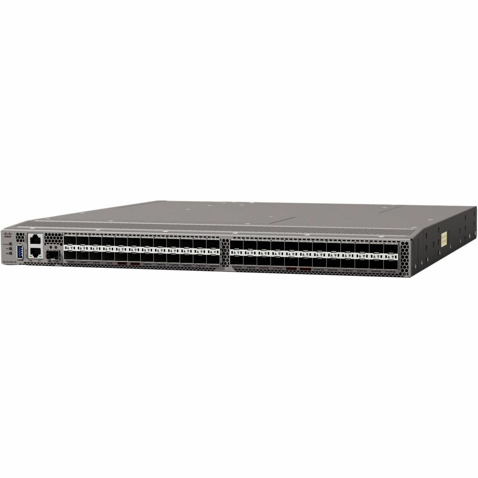 HPE SN6720C 64Gb 48/48 32Gb Short Wave SFP+ Fibre Channel Switch - 48 Ports - 64 Gbit/s - 48 Fiber Channel Ports - 48 x Total Expansion Slots - SFP+ - 48 x SFP+ Slots - Rack-mountable - 1U