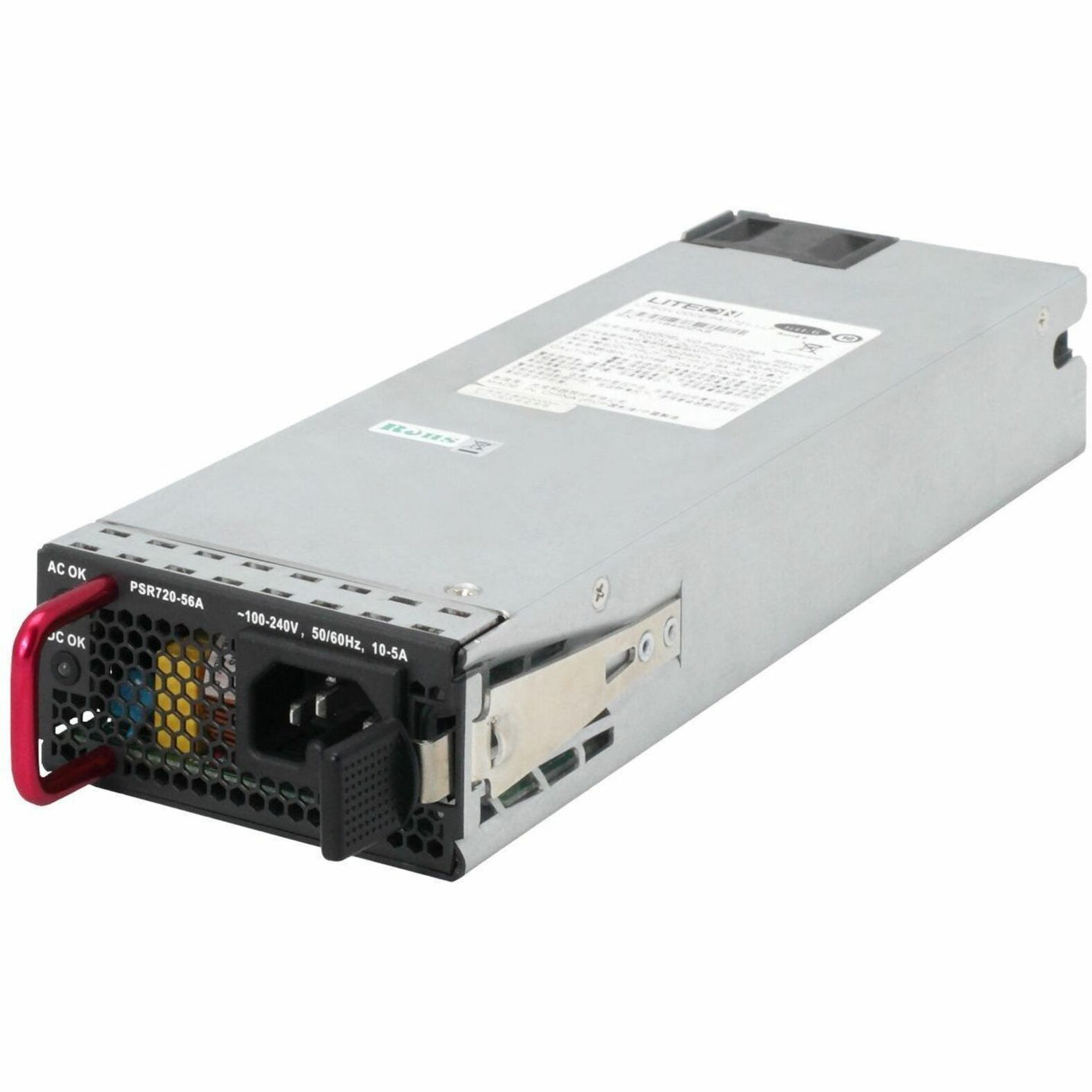 HPE Networking X362 720W 100-240VAC to 56VDC PoE Power Supply - 120 V AC, 230 V AC Input - 56 V DC Output - 720 W