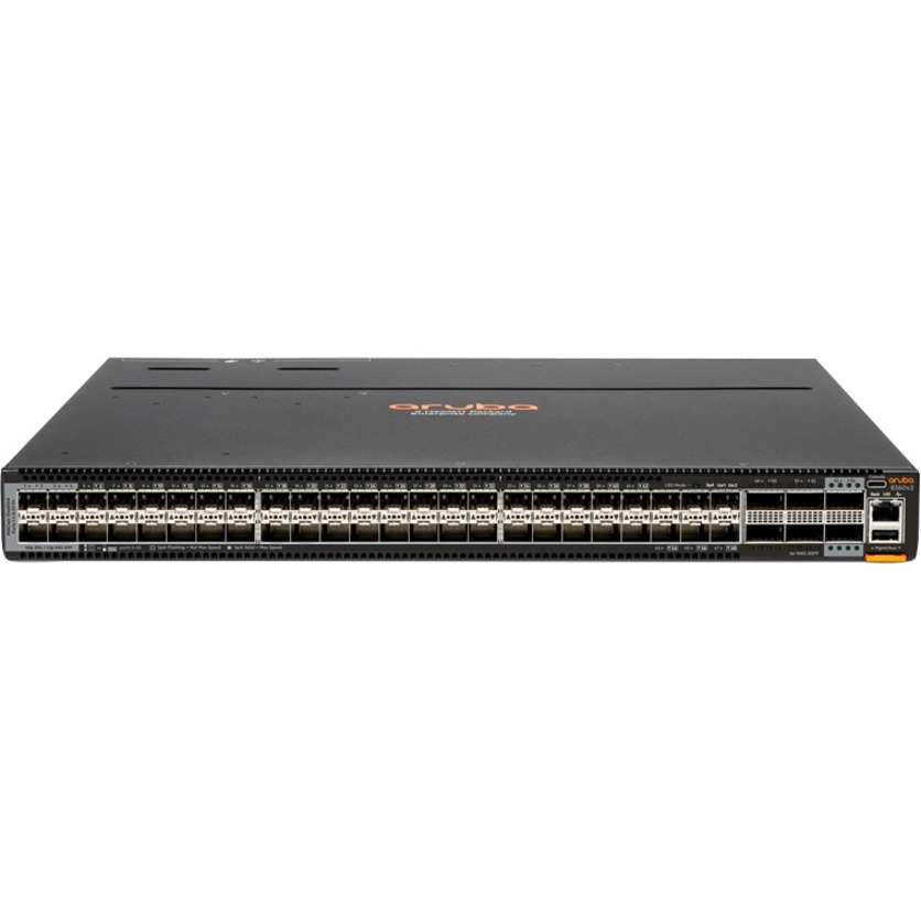 Aruba 8360v2- 48Y4C Ethernet Switch - Manageable - 25 Gigabit Ethernet, 100 Gigabit Ethernet - 25GBase-X, 100GBase-X - Refurbished - 3 Layer Supported - Modular - 725 W Power Consumption - Optical Fiber - 1U - Rack-mountable - TAA Compliant