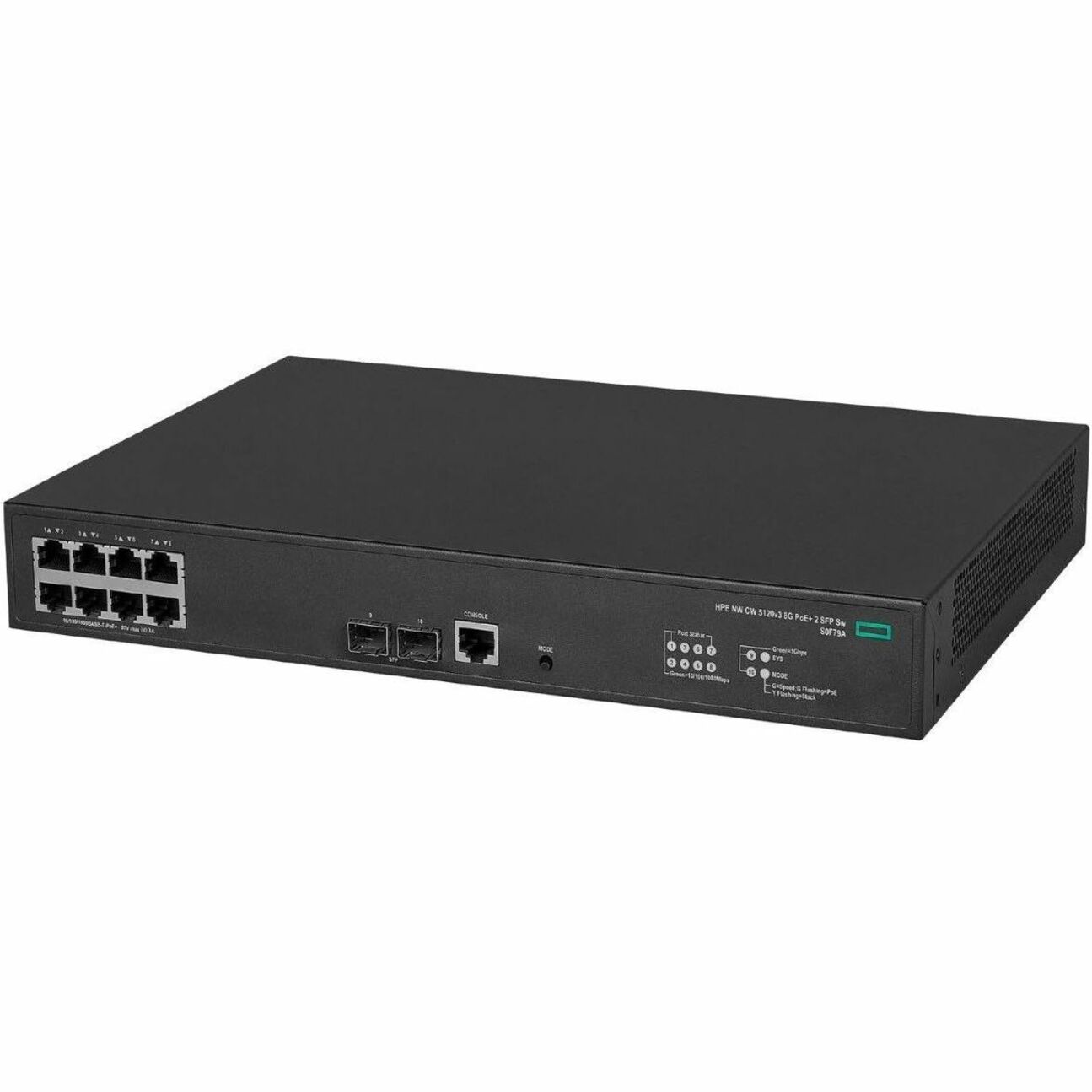 HPE Comware 5120 v3 Ethernet Switch - 8 Ports - Manageable - Gigabit Ethernet - 10/100/1000Base-T, 1000Base-X - 2 Layer Suppo