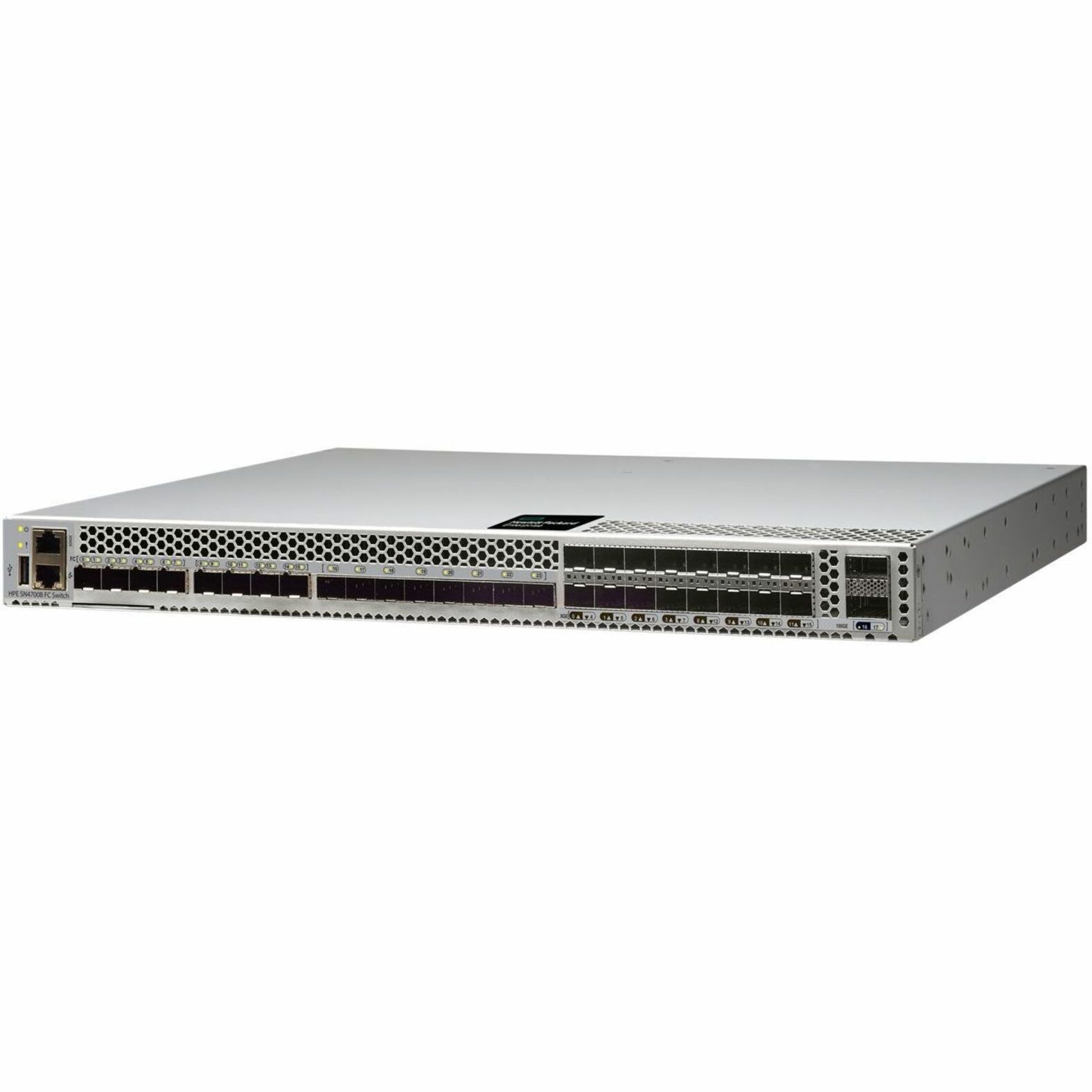 HPE SN4700B 64Gb 16/16 16-port 64Gb Short Wave SFP56 SAN Extension Fibre Channel Switch - 16 Fiber Channel Ports - 64 Gigabit Ethernet - 16 x Total Expansion Slots - SFP56 - Manageable - Rack-mountable - 1U
