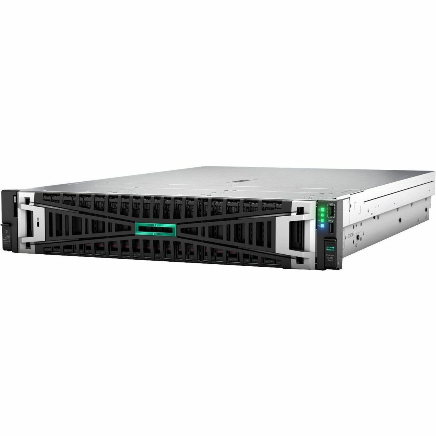 HPE ProLiant DL385 G11 2U Rack Server - 1 x AMD EPYC 9124 3 GHz - 32 GB RAM - 12Gb/s SAS Controller - AMD Chip - 2 Processor Support - 6 TB RAM Support - DDR5 SDRAM Up to 16 MB Graphic Card - Gigabit Ethernet - 8 x Total Bay(s) - 8 x SFF Bay(s) - Hot Swappable Bays - 1 x 800 W