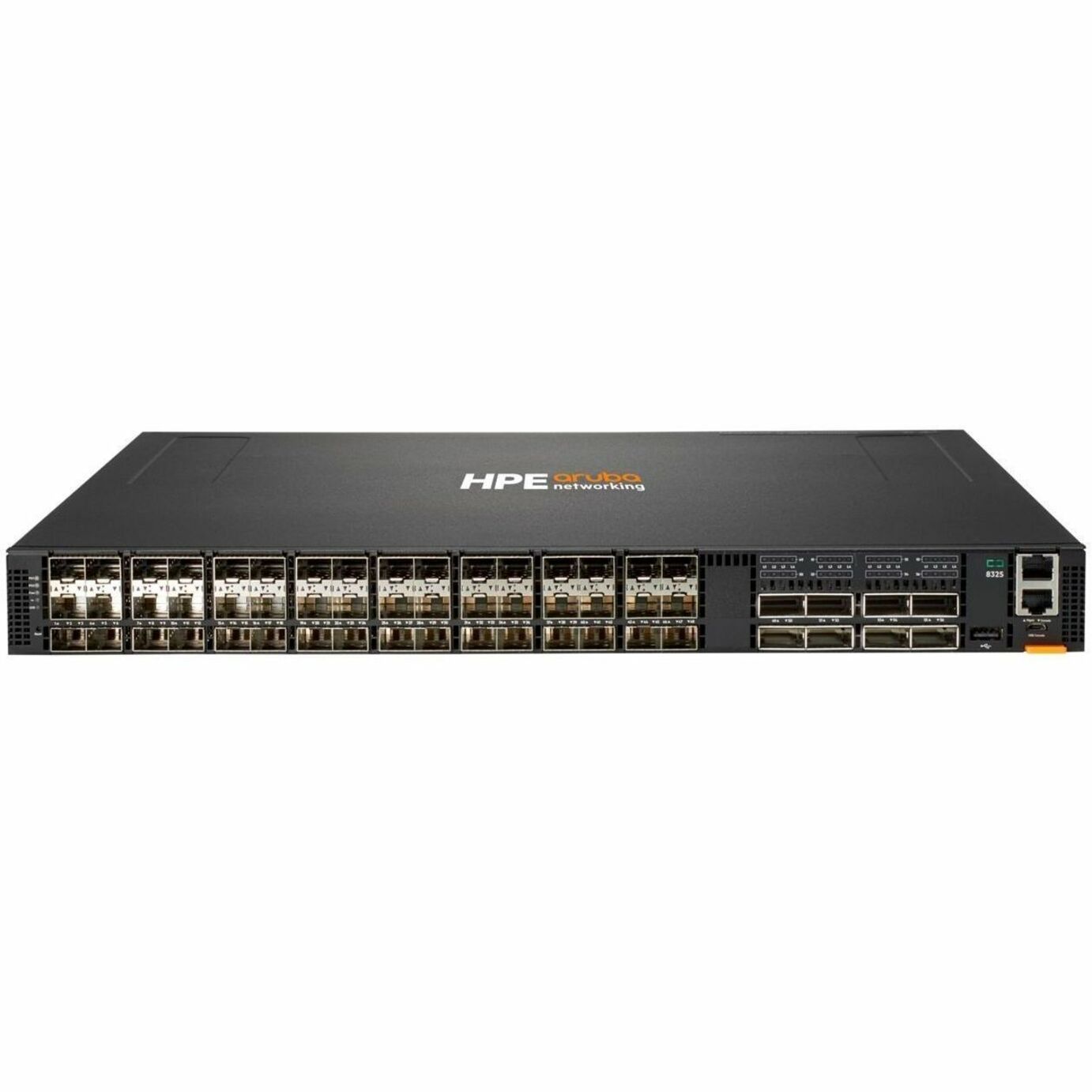 Aruba CX 8325-48Y8C Port-to-Power Airflow 6 Fans 2 Power Supply Units Bundle - Manageable - 25 Gigabit Ethernet, 100 Gigabit Ethernet - 25GBase-X, 100GBase-X - Remanufactured - 3 Layer Supported - 618 W Power Consumption - Optical Fiber - 1U - Compact, Rack-mountable