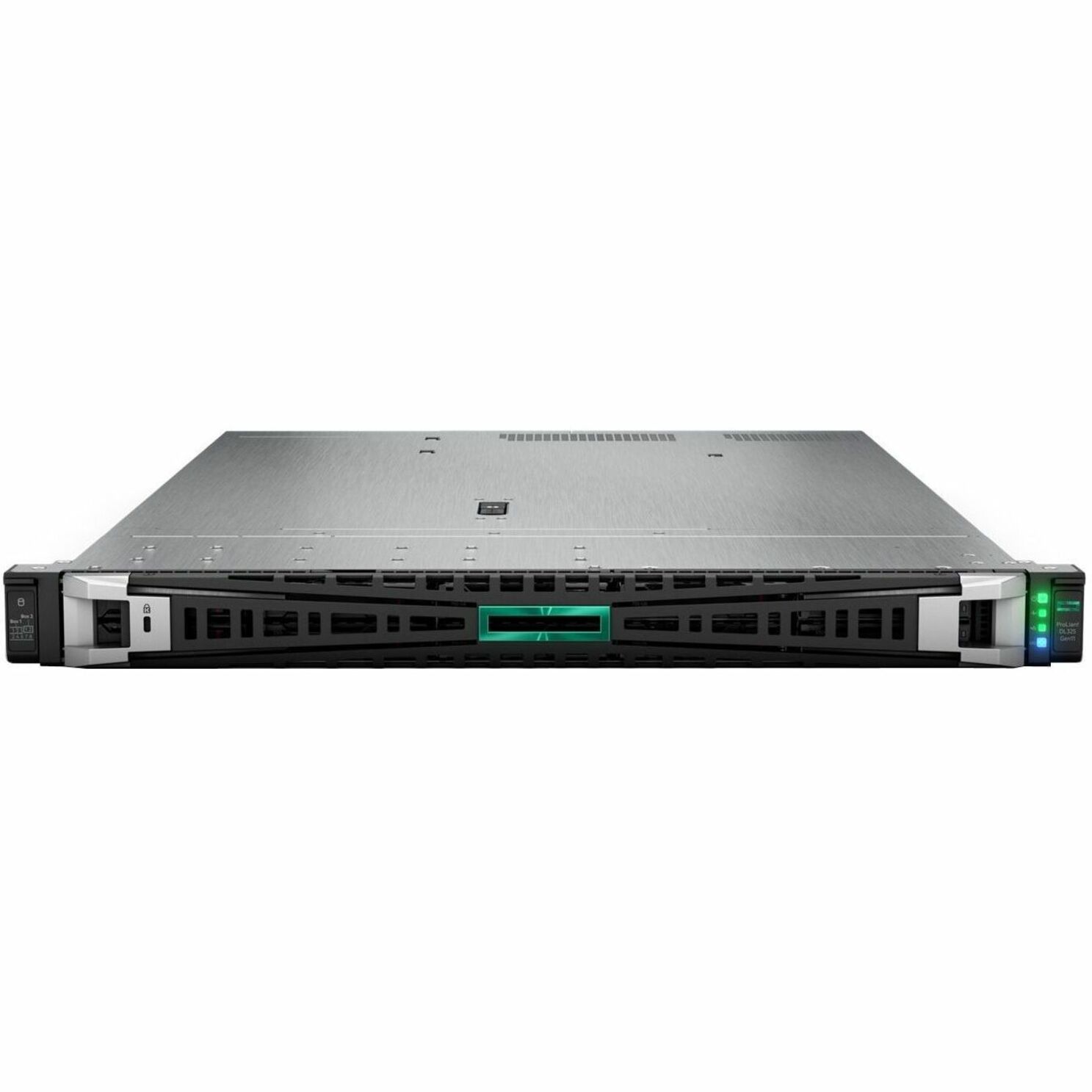 HPE ProLiant DL325 G11 1U Rack Server - 1 x AMD EPYC 9124 3 GHz - 32 GB RAM - 12Gb/s SAS Controller - AMD Chip - 1 Processor Support - 3 TB RAM Support - DDR5 SDRAM Up to 16 MB Graphic Card - Gigabit Ethernet - 8 x Total Bay(s) - 8 x SFF Bay(s) - Hot Swappable Bays - 1 x 800 W