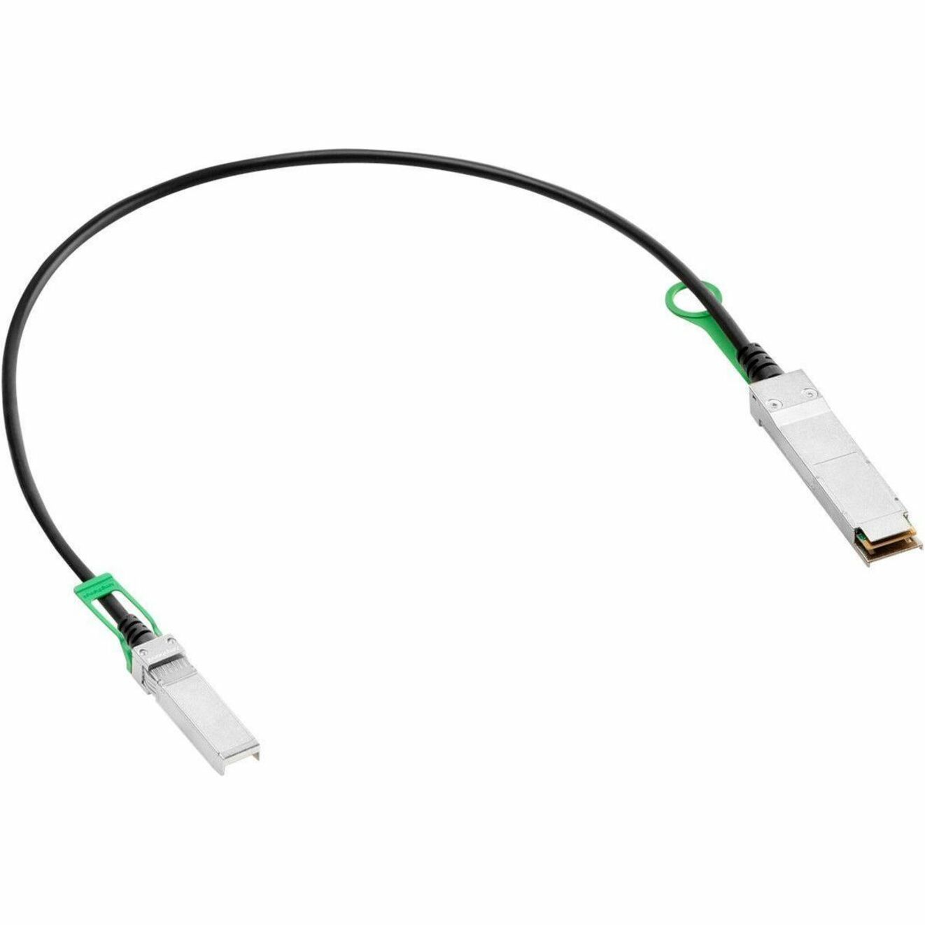 HPE Networking 50G QSFP56 to SFP56 0.65m DAC Cable - 2.13 ft QSFP56/SFP56 Network Cable for Network Device, Transceiver - First End: 1 x QSFP56 Network - Second End: 1 x SFP56 Network - 50 Gbit/s