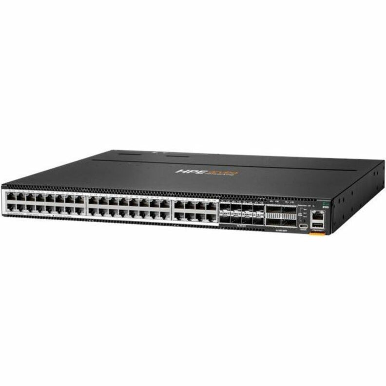 Aruba CX 8100 Ethernet Switch - 40 Ports - Manageable - Gigabit Ethernet, 2.5 Gigabit Ethernet, 5 Gigabit Ethernet, 10 Gigabit Ethernet, 40 Gigabit Ethernet, 100 Gigabit Ethernet - 10GBase-X, 100GBase-X, 10GBase-T, 5GBase-T, 2.5GBase-T, 40GBase-X - 3 Layer Supported - 4 SFP Slots - 500 W Power Consumption - Optical Fiber - Black - 1U - Rack-mountable - Lifetime Limited Warranty