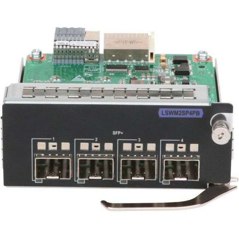 HPE FlexNetwork 5140HI/5520HI/5600HI 4 Port 1/10G SFP Plus Module - For Data Networking, Optical Network10 Gbit/s - 4 x Expansion Slots - SFP+