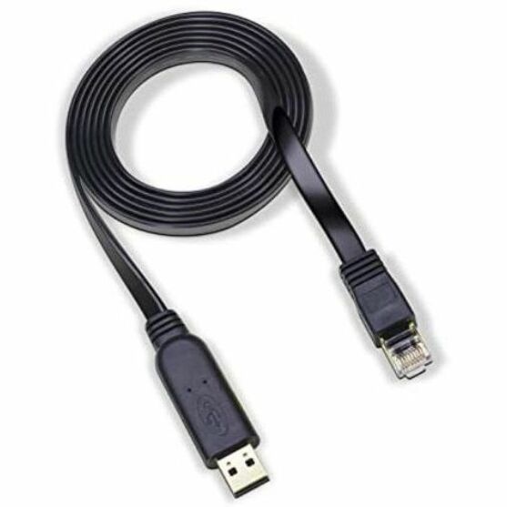 Aruba Networking USBA-RJ45 PC-to-Switch PIN6TX-3RX 2.5m Cable - 8.20 ft RJ-45/USB Network Cable for Network Device, PC, Switch - First End: 1 x USB Type A - Male - Second End: 1 x RJ-45 Network - Male - Black