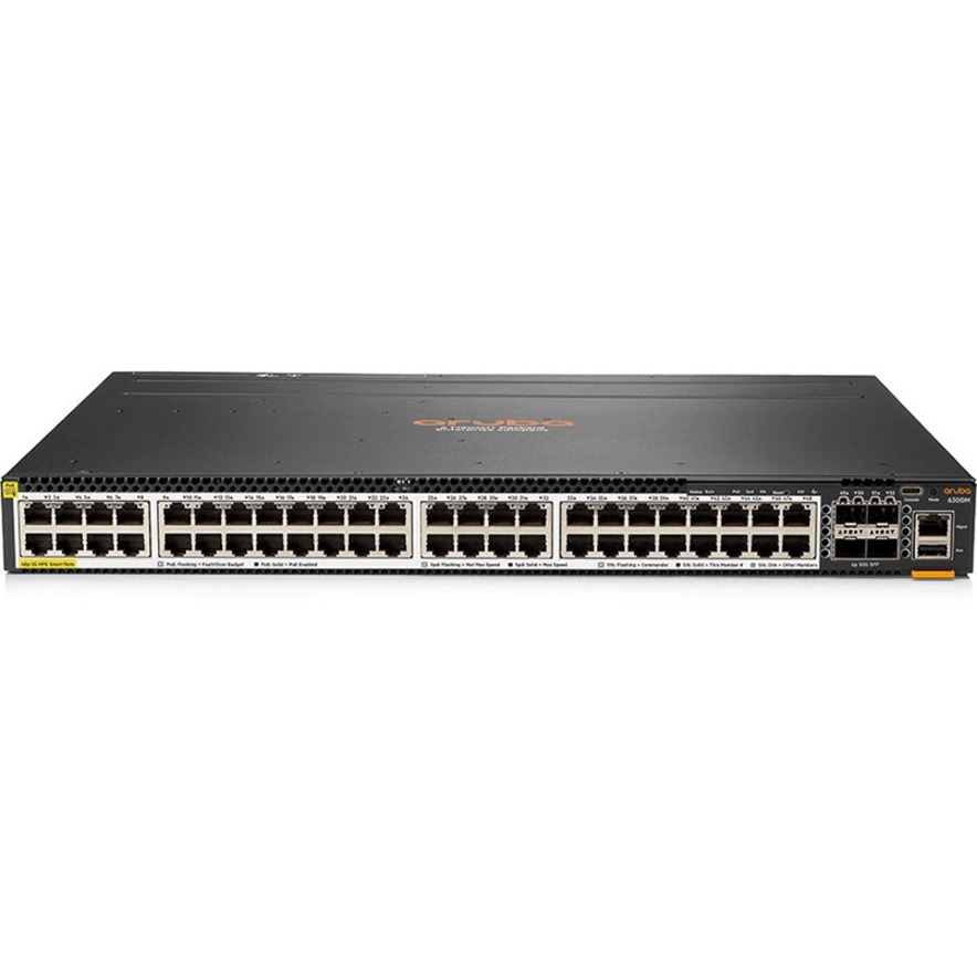 Aruba 6300M Ethernet Switch - 48 Ports - Manageable - Refurbished - 3 Layer Supported - Modular - 4 SFP Slots - Twisted Pair,
