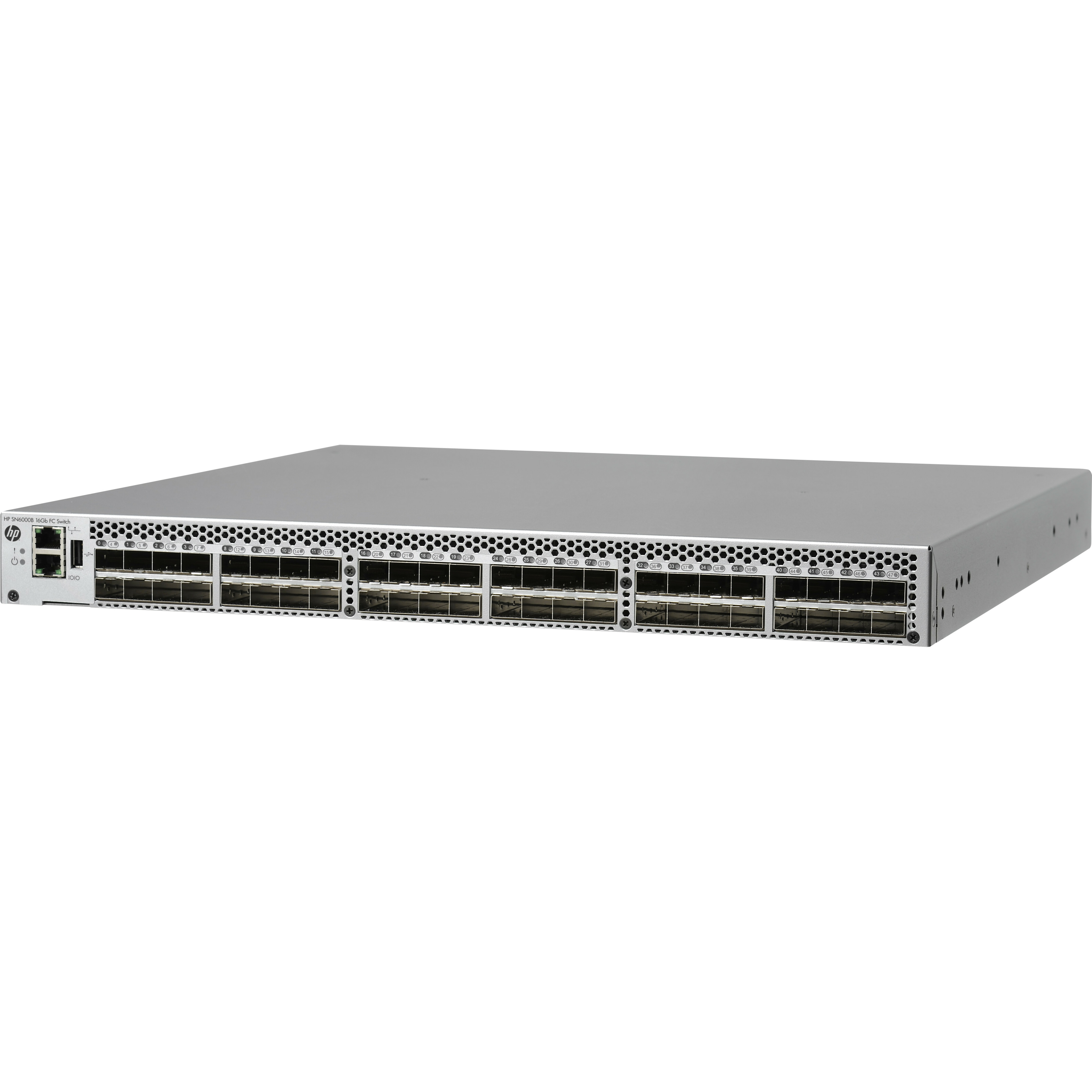 HPE SN6000B Fibre Channel Switch - 16 Gbit/s - 24 Fiber Channel Ports - 48 x Total Expansion Slots - SFP+ - Manageable - Rack