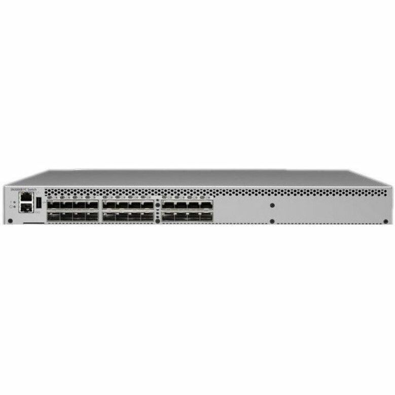 HPE SN3000B 16Gb 24-port/12-port Active Fibre Channel Switch - 16 Gbit/s - 12 Fiber Channel Ports - 24 x Total Expansion Slots - SFP - Manageable - Rack-mountable - 1U - Refurbished