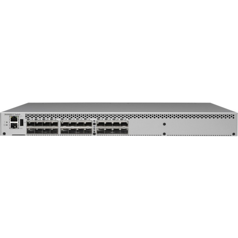 HPE SN3000B 16Gb 24-port/12-port Active Fibre Channel Switch - 16 Gbit/sSFP - Rack-mountable - 1U