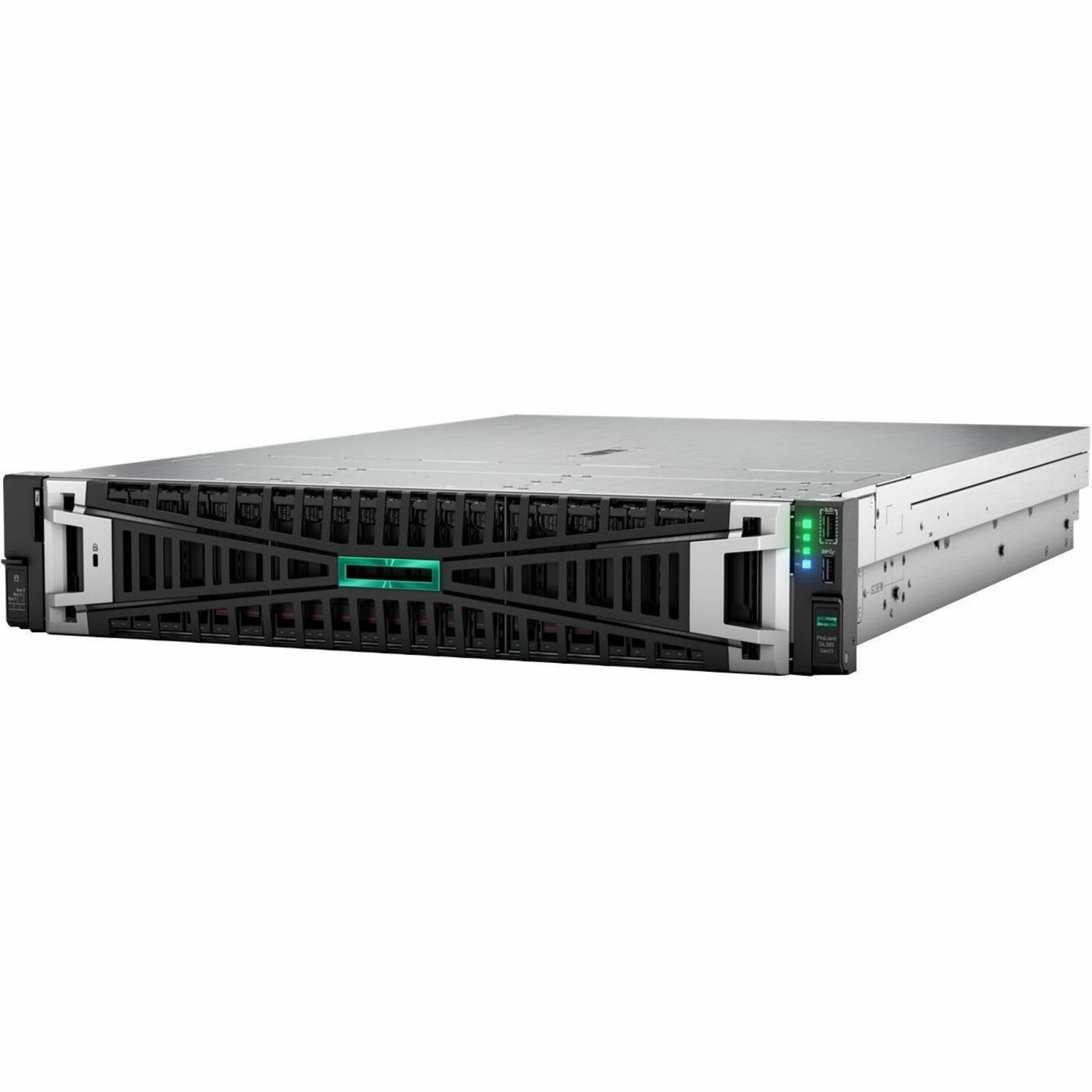 HPE ProLiant DL385 G11 2U Rack Server - 1 EPYC 9124 2.70 GHz - 32 GB RAM - 12Gb/s SAS Controller - AMD Chip - 2 Processor Support - 6 TB RAM Support - DDR5 SDRAM Up to 16 MB Graphic Card - Gigabit Ethernet - 8 x Total Bay(s) - 8 x SFF Bay(s) - Hot Swappable Bays - 1 x 800 W