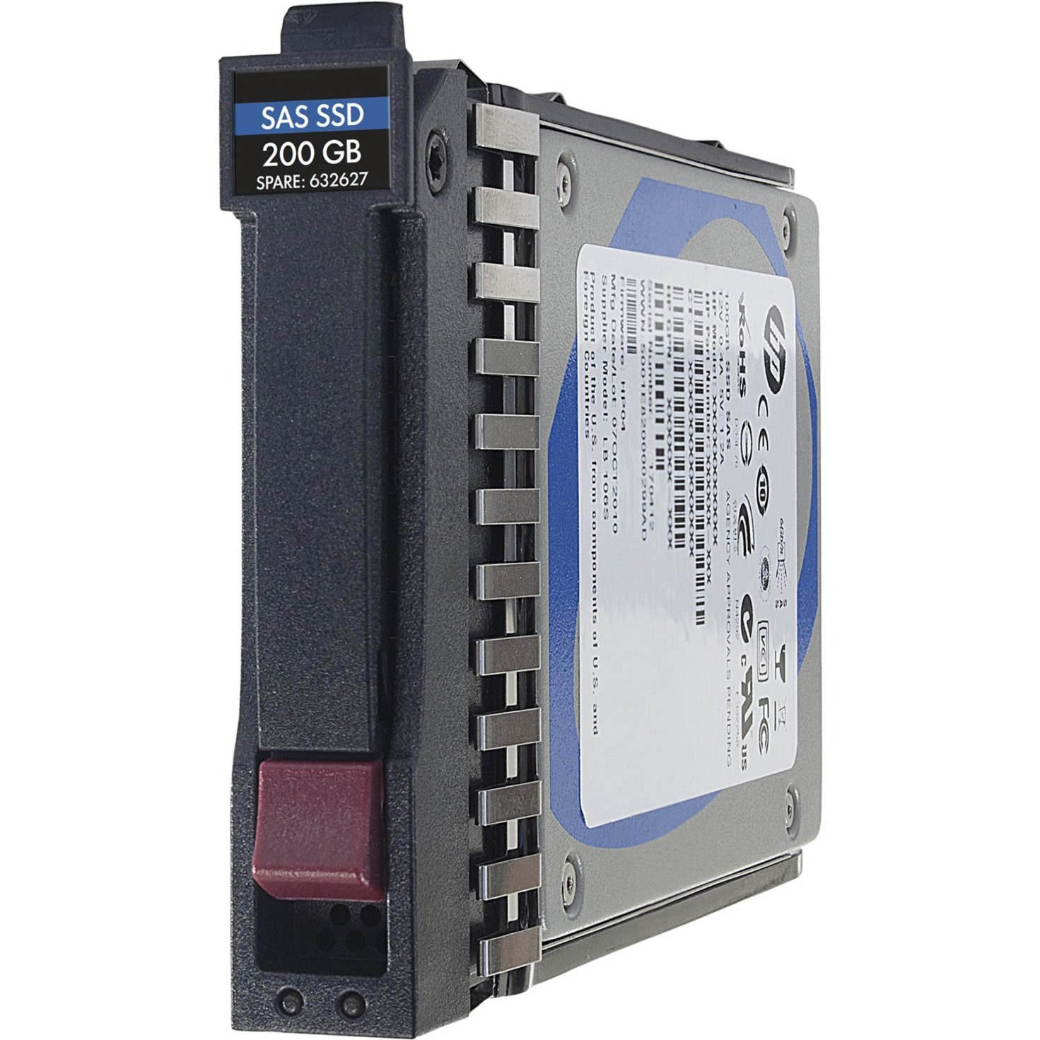 HPE 200 GB Solid State Drive - 2.5" Internal - SAS (6Gb/s SAS) - 1