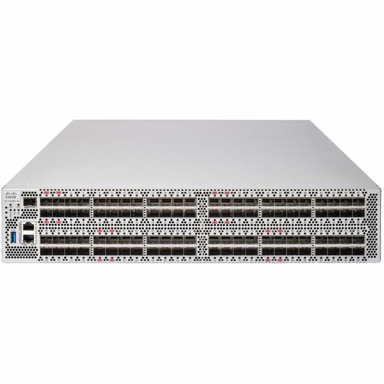 HPE Storage Fibre Channel Switch C-Series SN6730C - 48 Ports - 32 Gigabit Ethernet, 64 Gigabit Ethernet - 48 x Total Expansion Slots - SFP+ - 48 x SFP+ Slots - Manageable - Rack-mountable - 2U - Redundant Power Supply