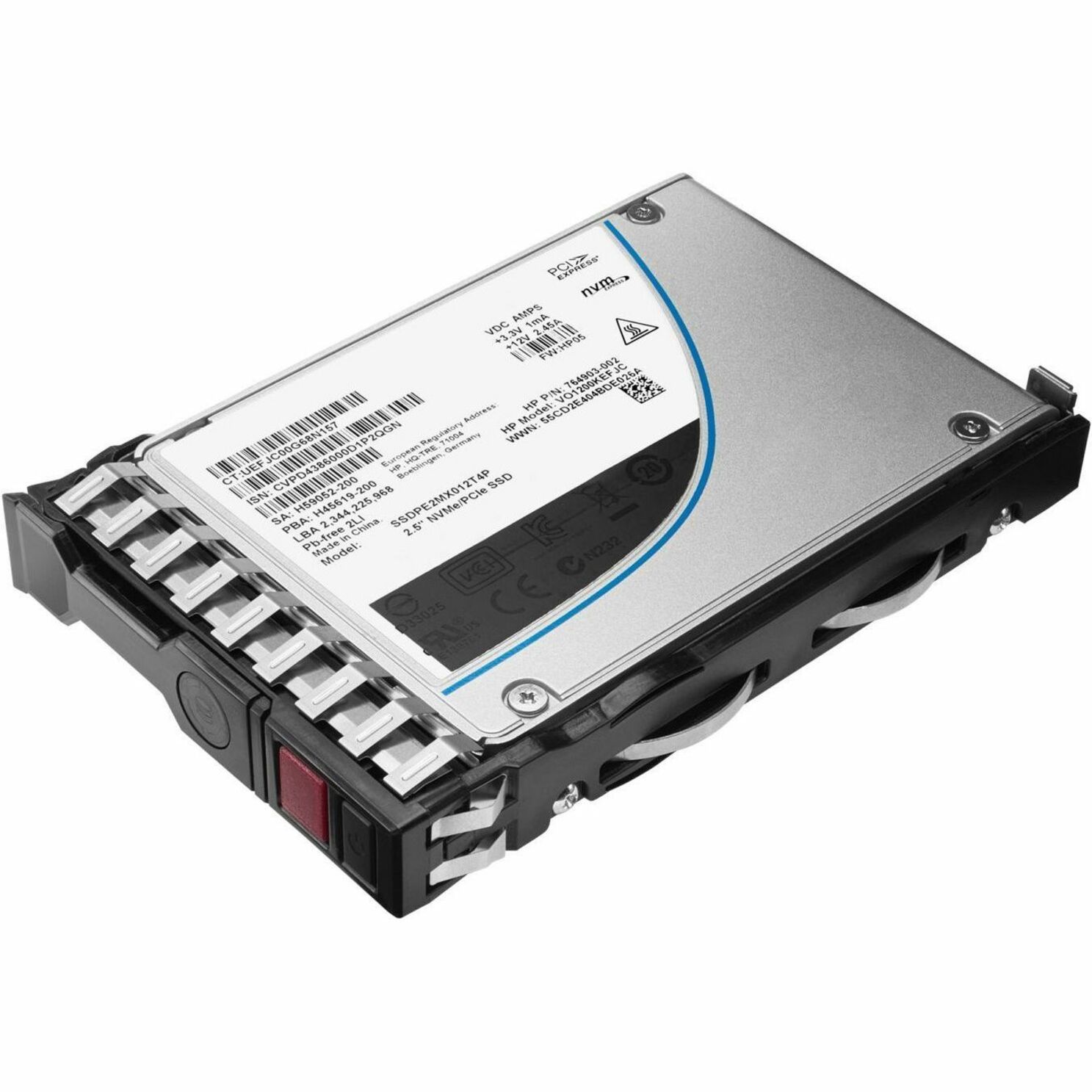 HPE CM7 15.36 TB Solid State Drive - 2.5" Internal - U.3 (PCI Express NVMe 4.0) - Read Intensive - Server, Storage Server, Workstation Device Supported - 1 DWPD - Hot Pluggable
