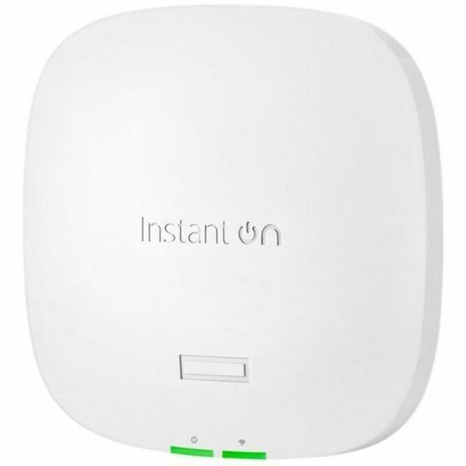 HPE Instant On AP32 Tri Band Wi-Fi 6E IEEE 802.11ax 3.60 Gbit/s Wireless Access Point - Indoor - 2.40 GHz, 5 GHz, 6 GHz - MIMO Technology - 1 x Network (RJ-45) - 2.5 Gigabit Ethernet - 11 W - Ceiling Mountable, Wall Mountable, Rail-mountable, Flush Mount